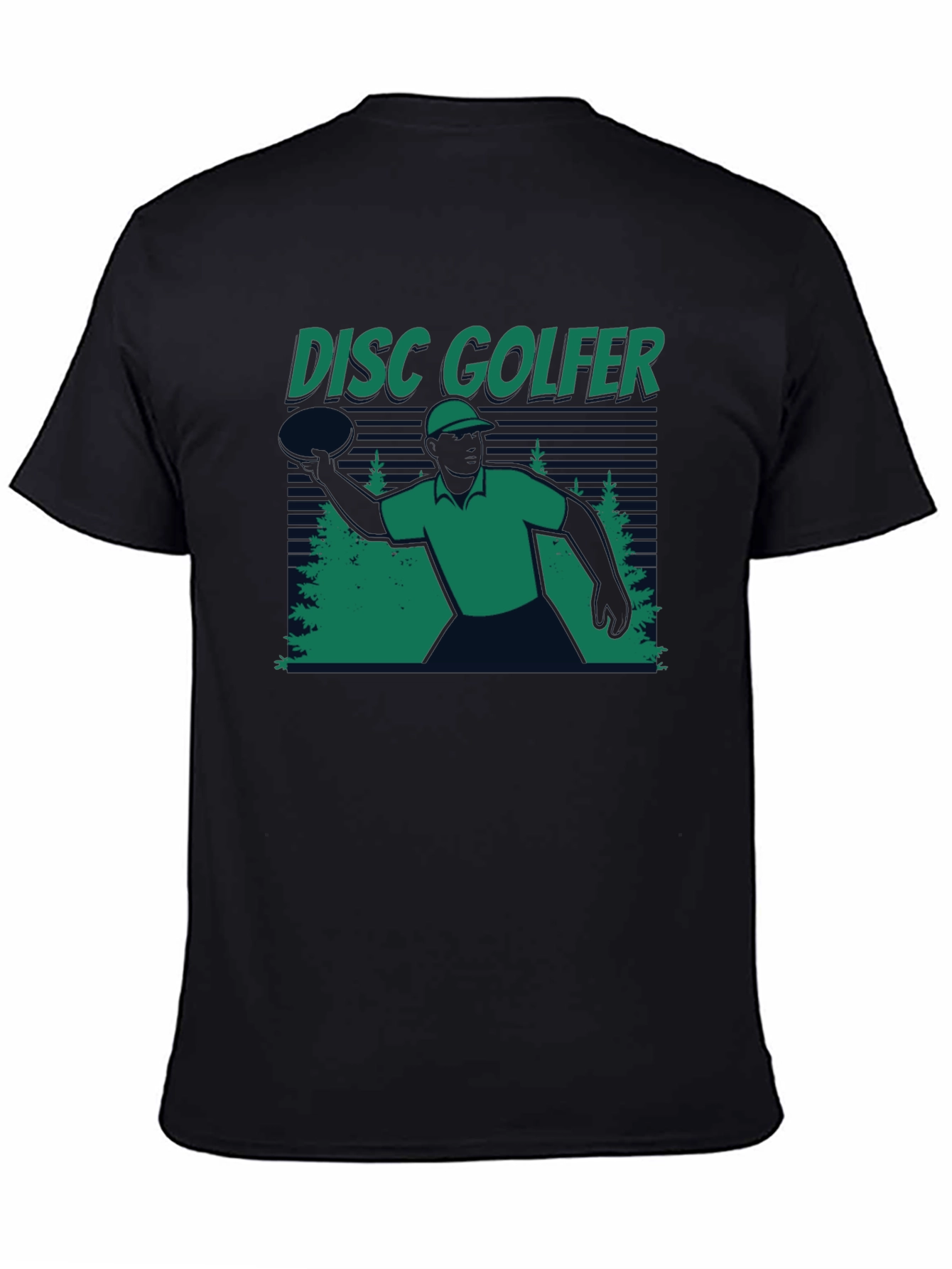 Disc Golfer T-Shirt - Black Tee