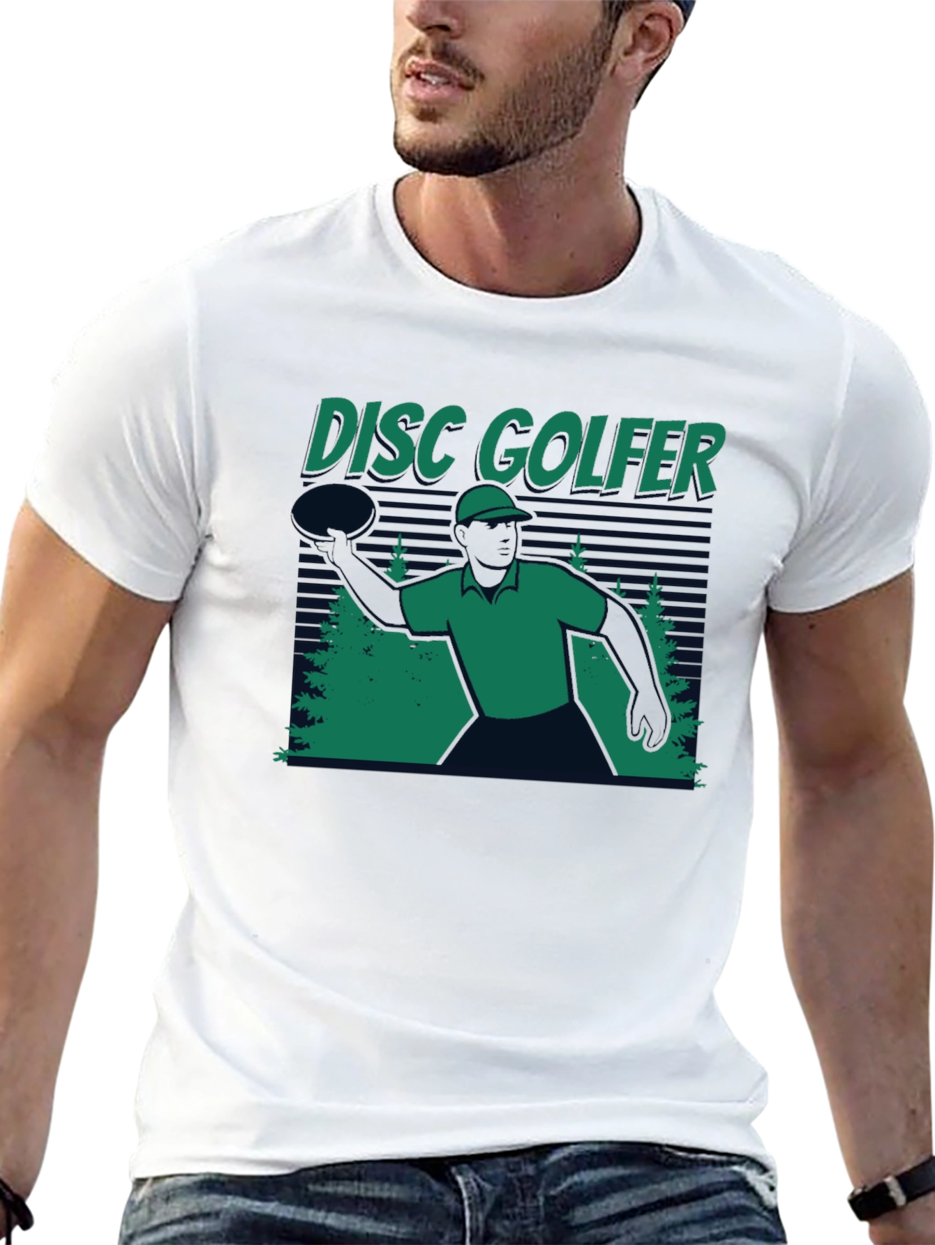 Disc Golfer T-Shirt - Black Tee