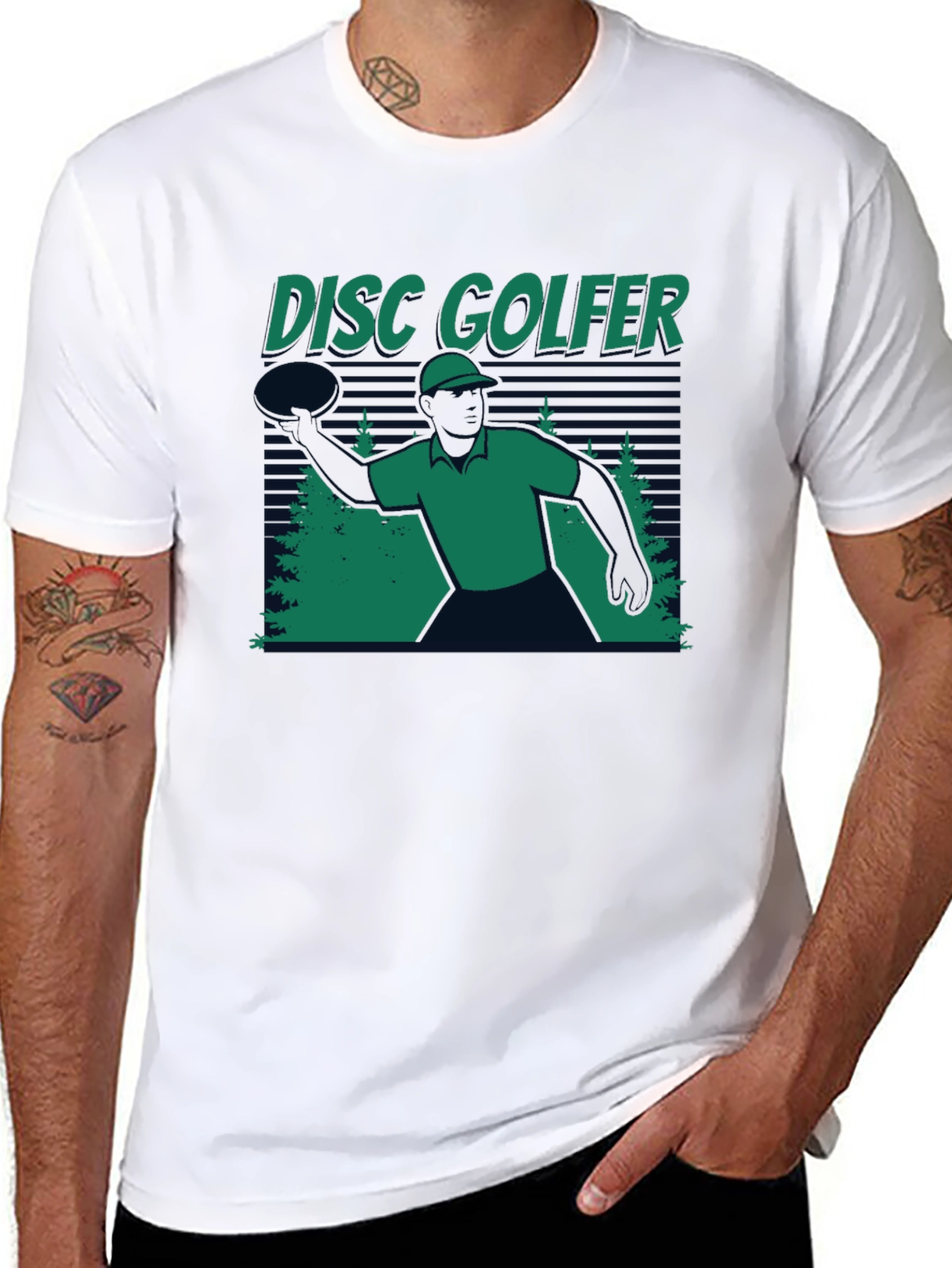 Disc Golfer T-Shirt - Black Tee