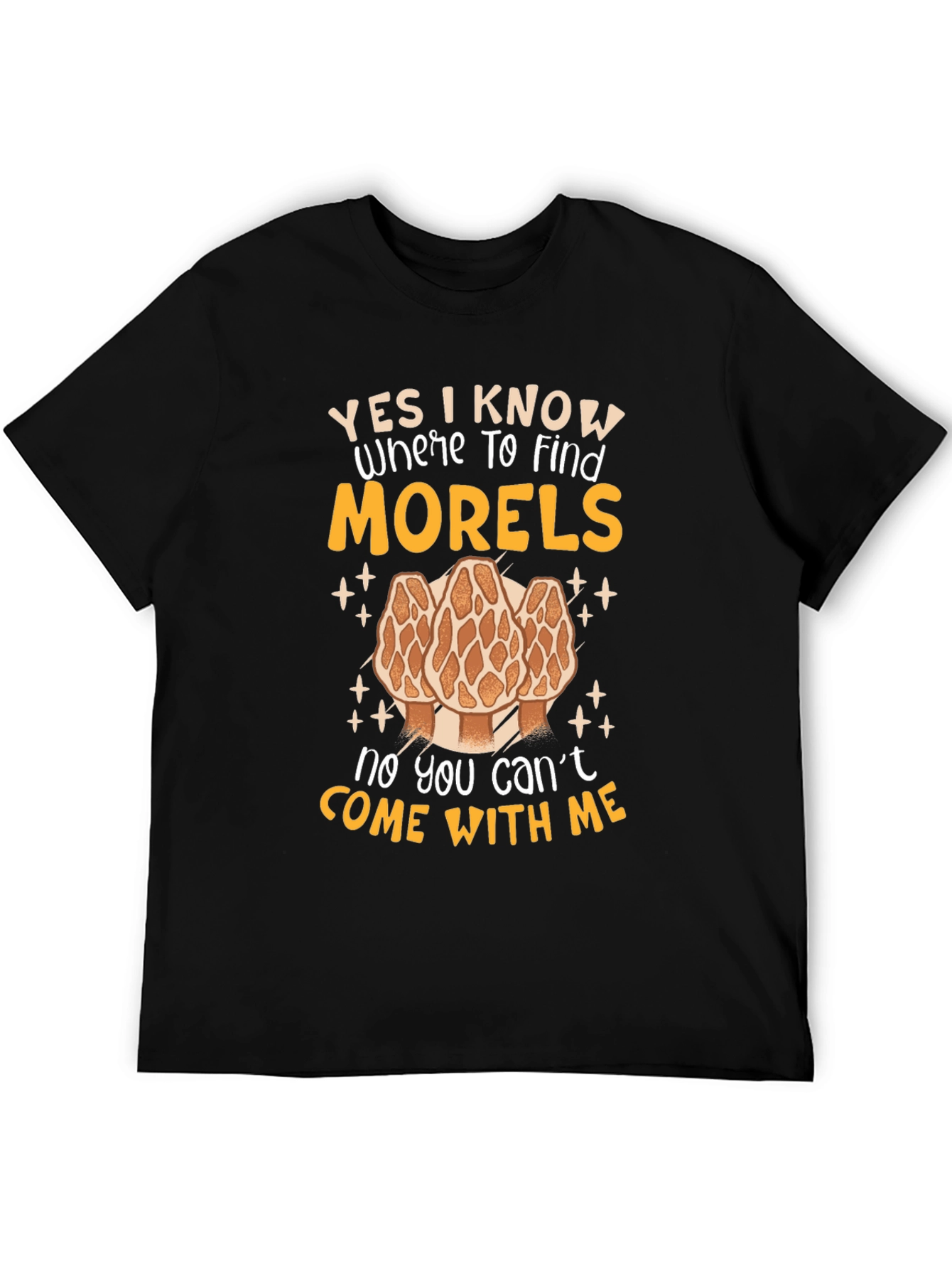 Morel Mushroom Hunting T-Shirt - Funny Graphic Tee