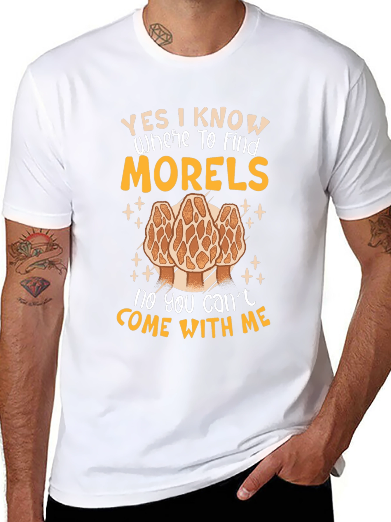 Morel Mushroom Hunting T-Shirt - Funny Graphic Tee