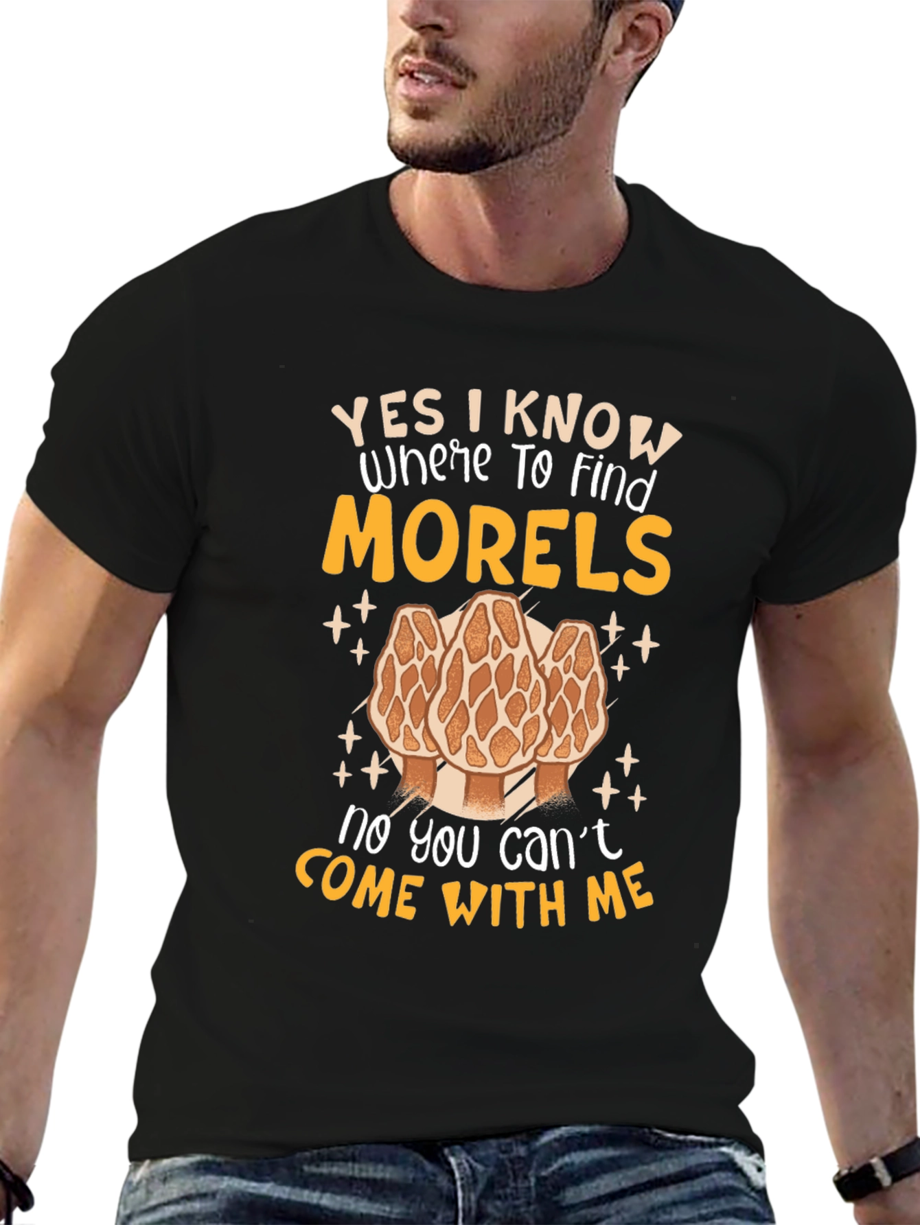 Morel Mushroom Hunting T-Shirt - Funny Graphic Tee