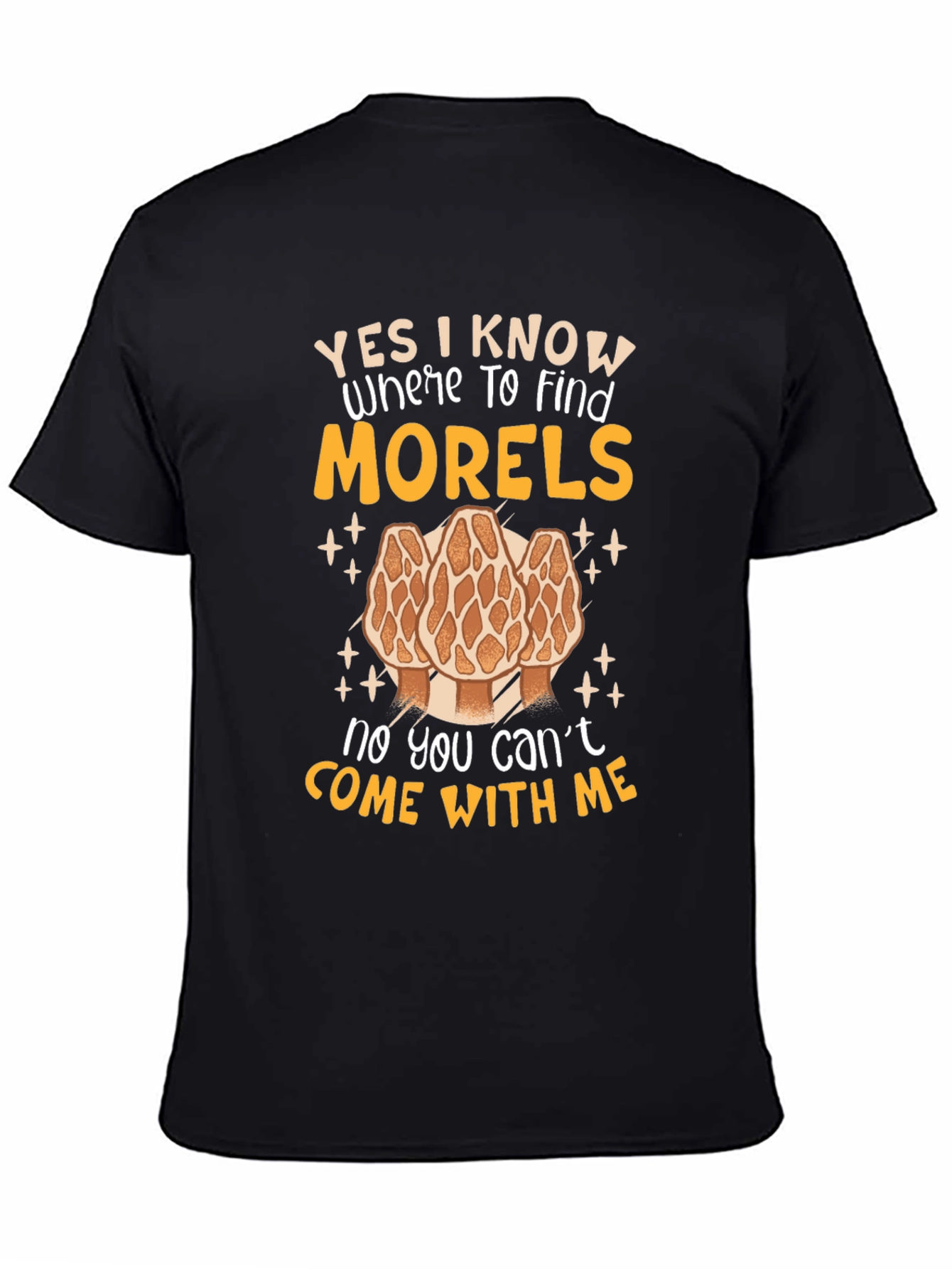 Morel Mushroom Hunting T-Shirt - Funny Graphic Tee