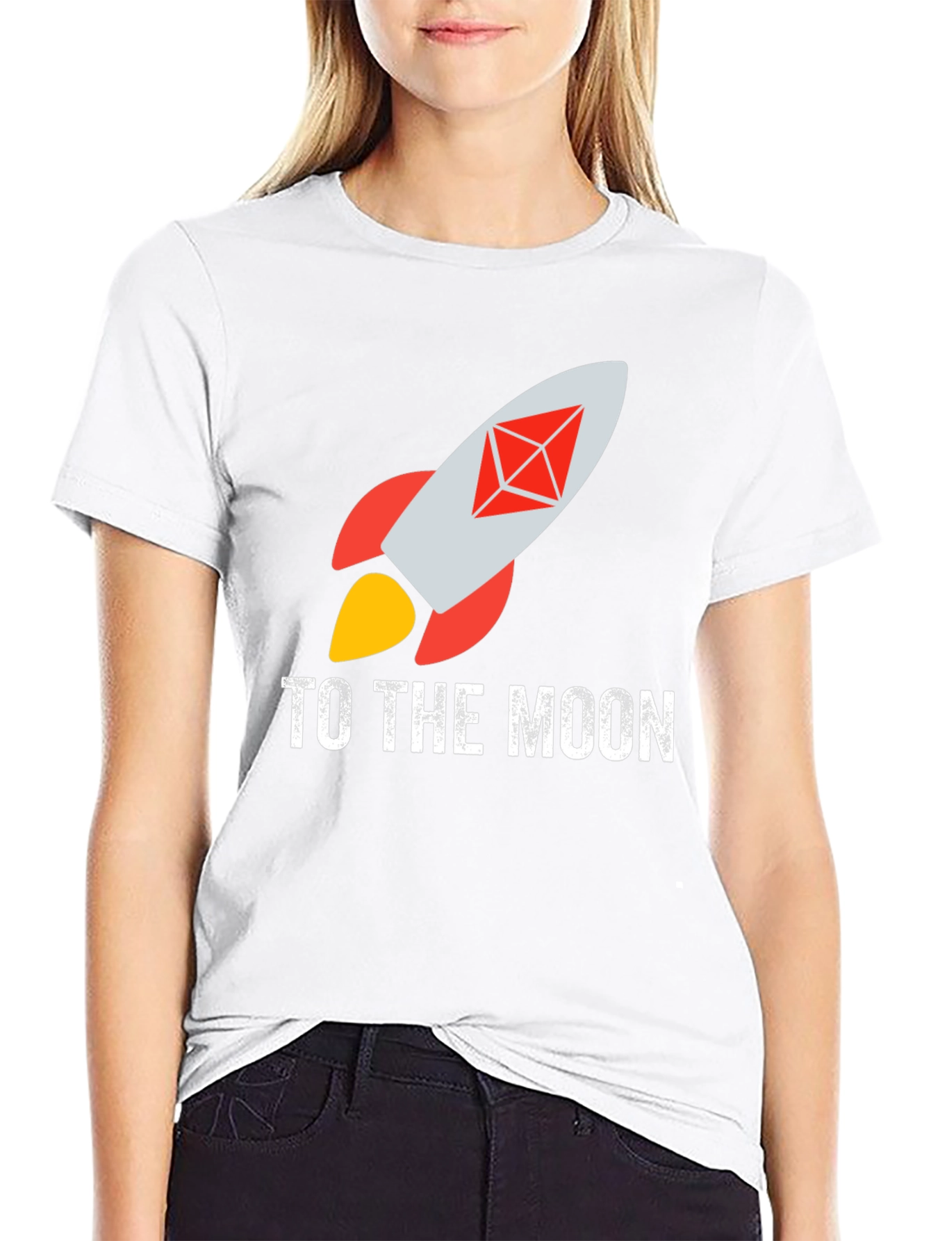 Ethereum Rocket to the Moon T-Shirt Crypto