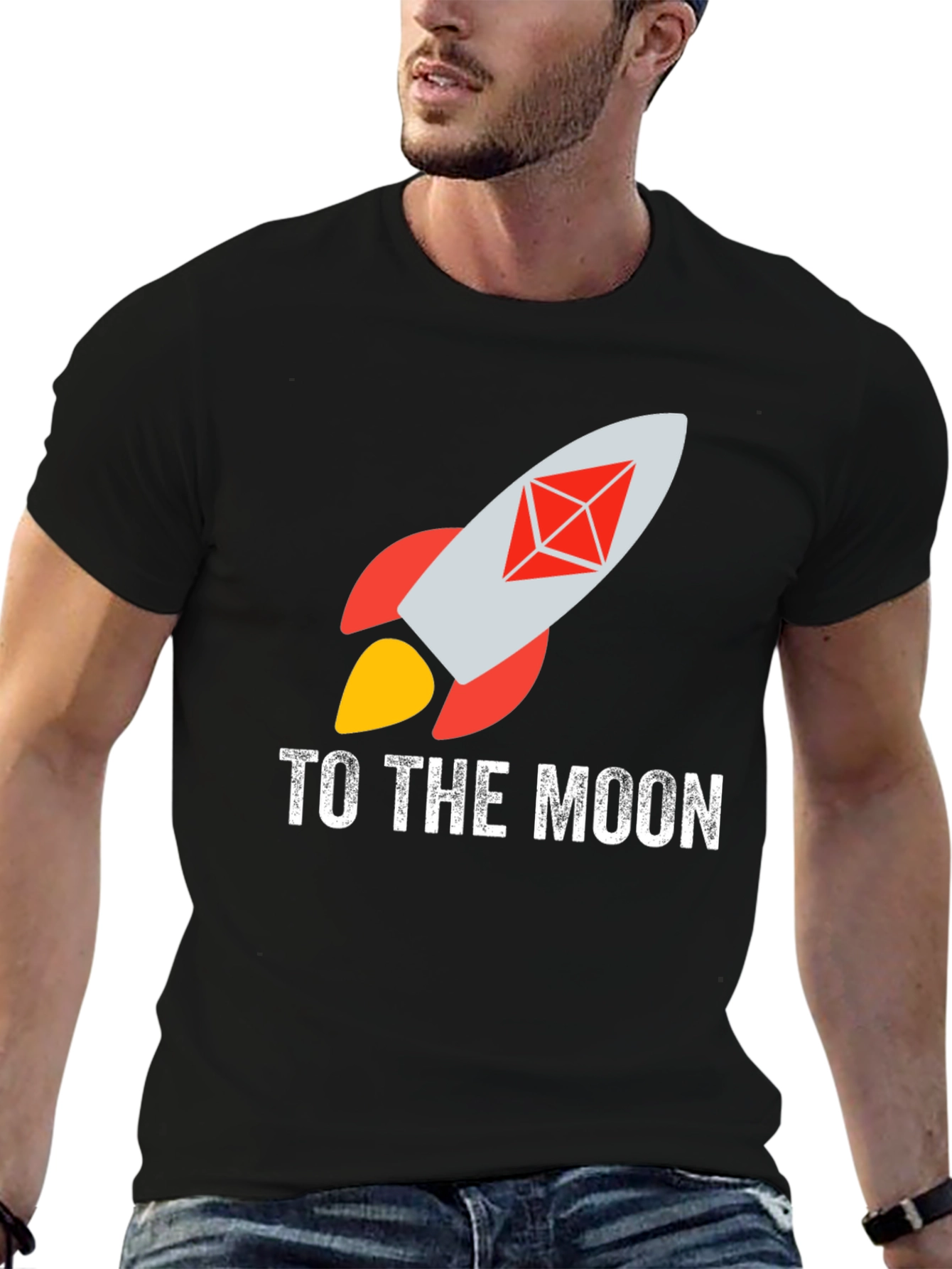Ethereum Rocket to the Moon T-Shirt Crypto