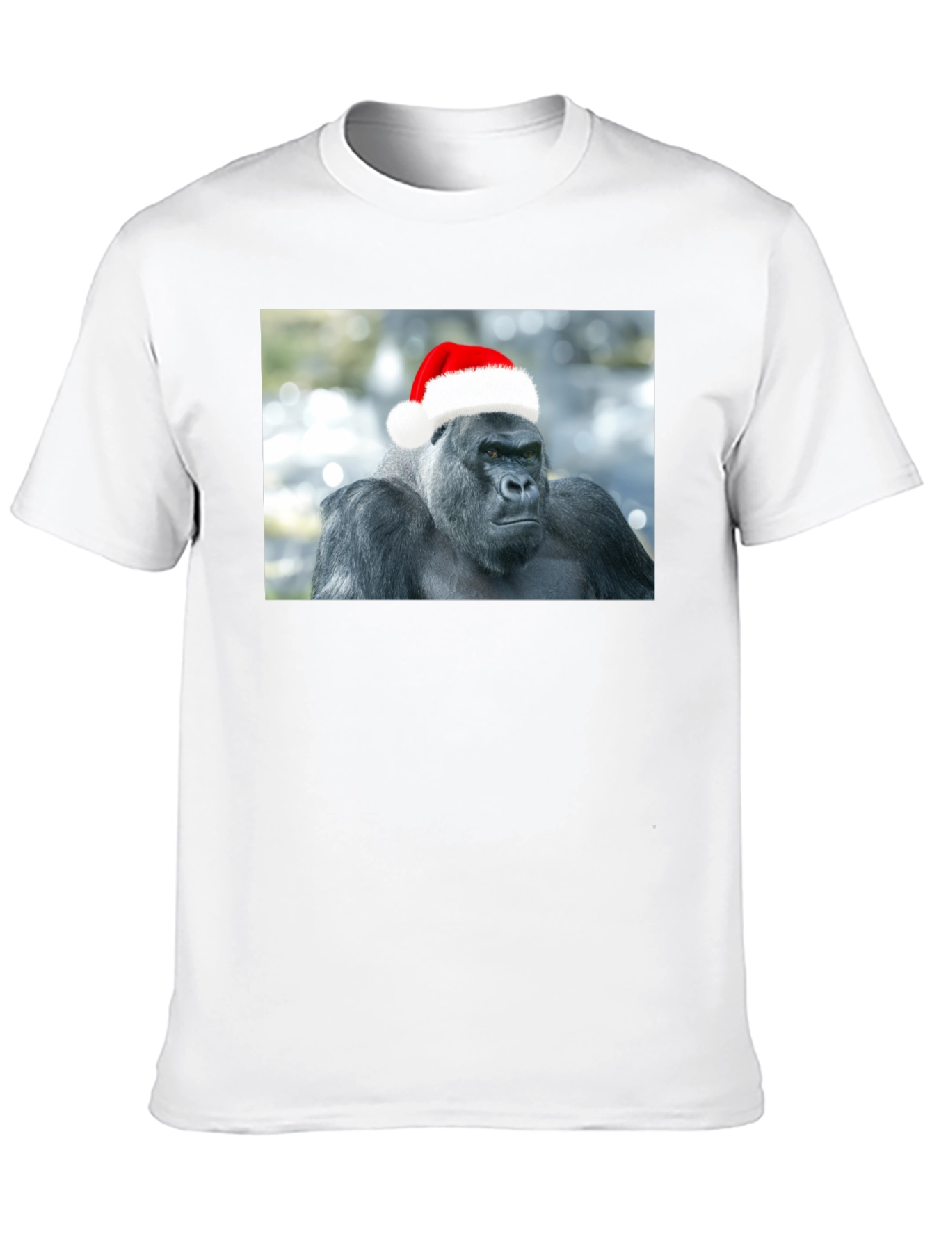 Santa Gorilla T-Shirt - Holiday Humor
