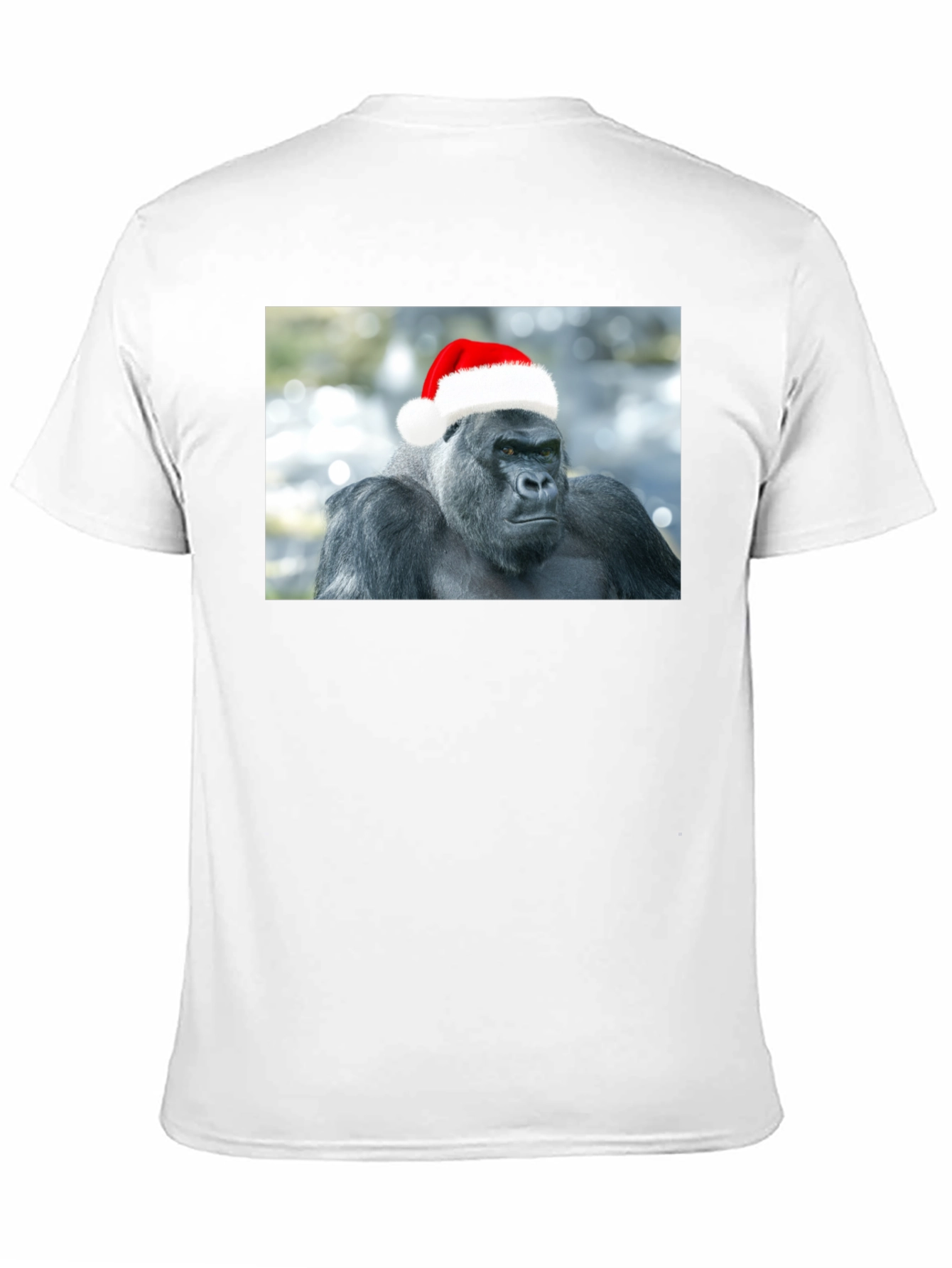Santa Gorilla T-Shirt - Holiday Humor