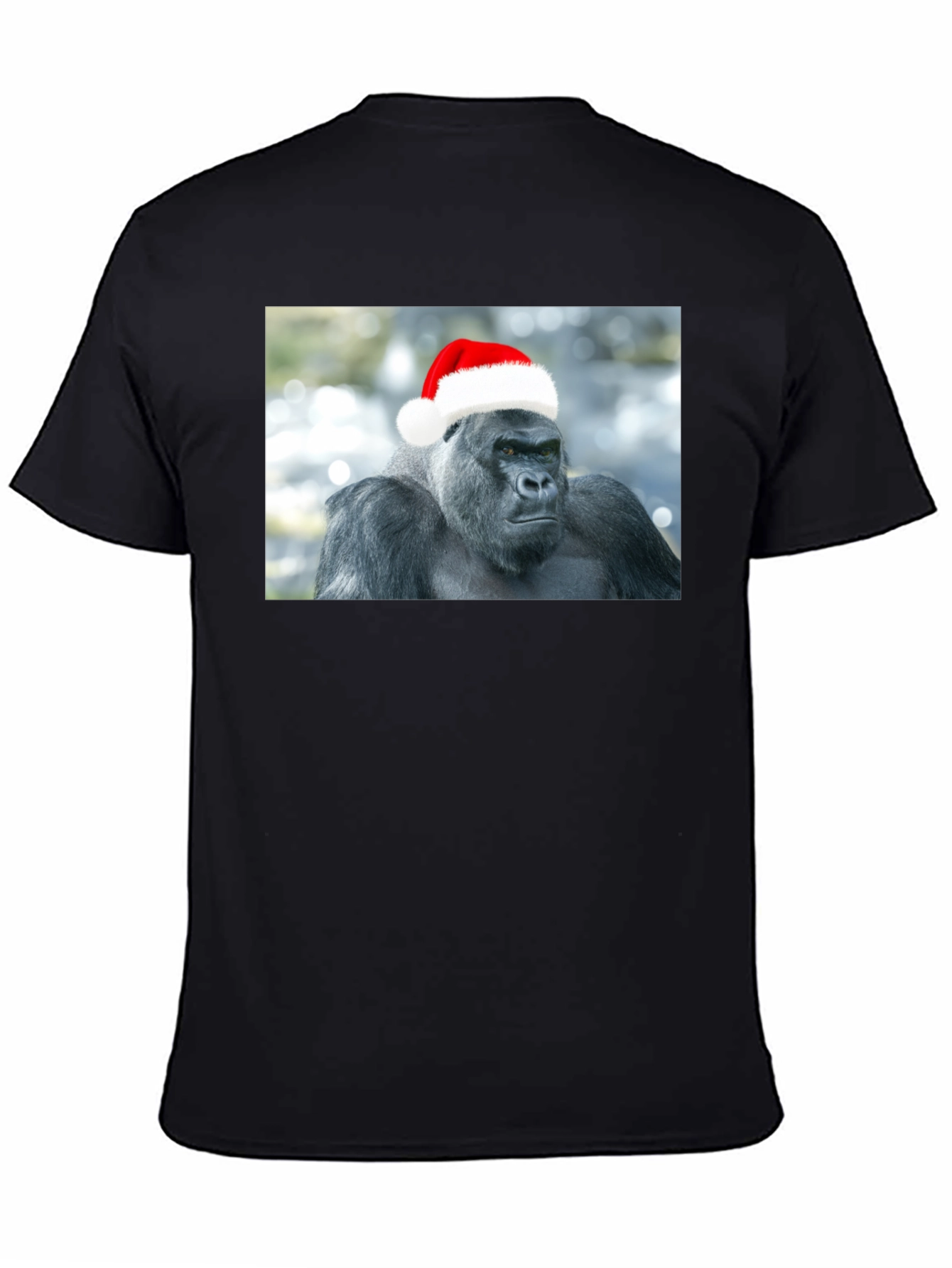 Santa Gorilla T-Shirt - Holiday Humor