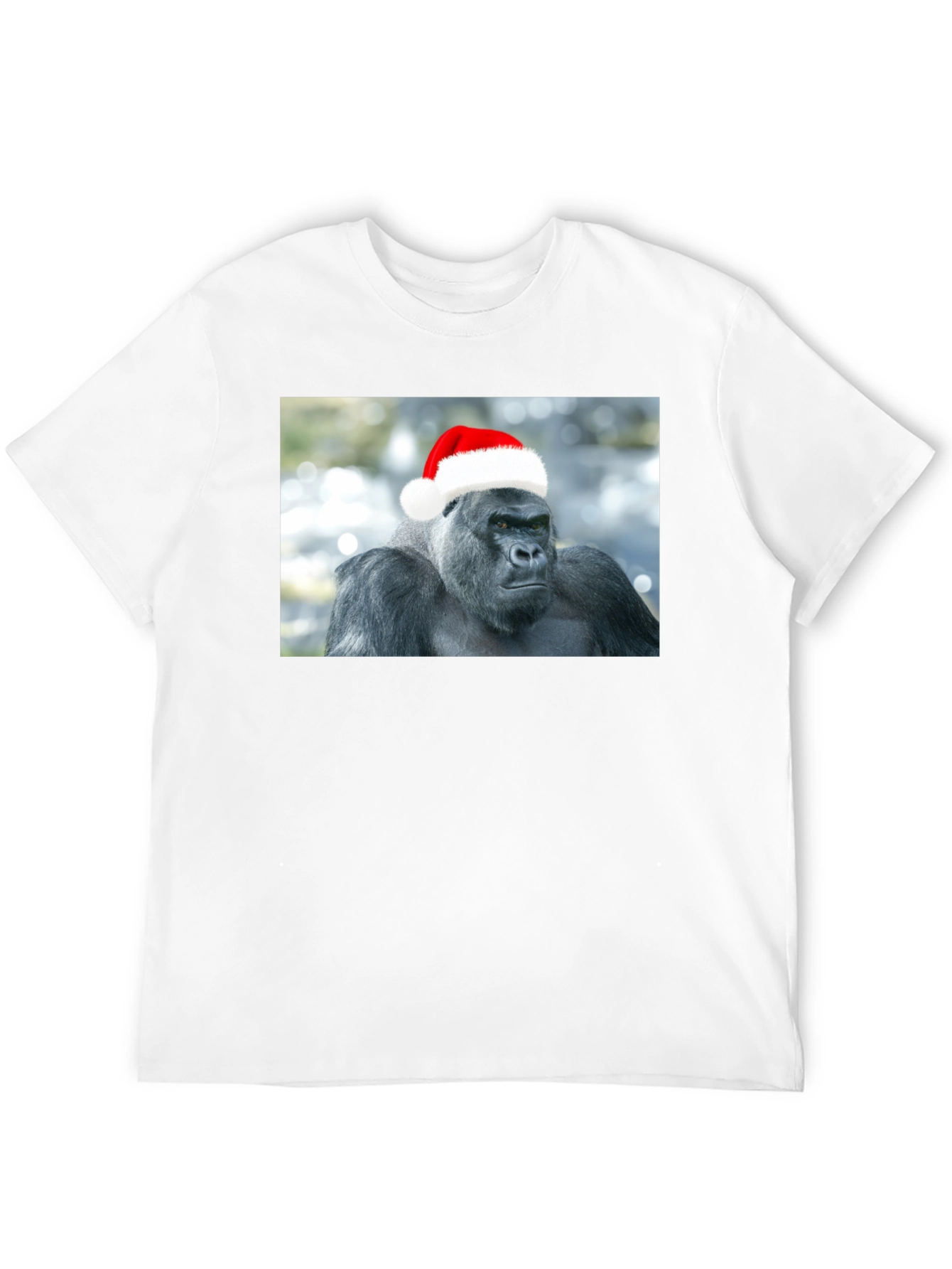 Santa Gorilla T-Shirt - Holiday Humor