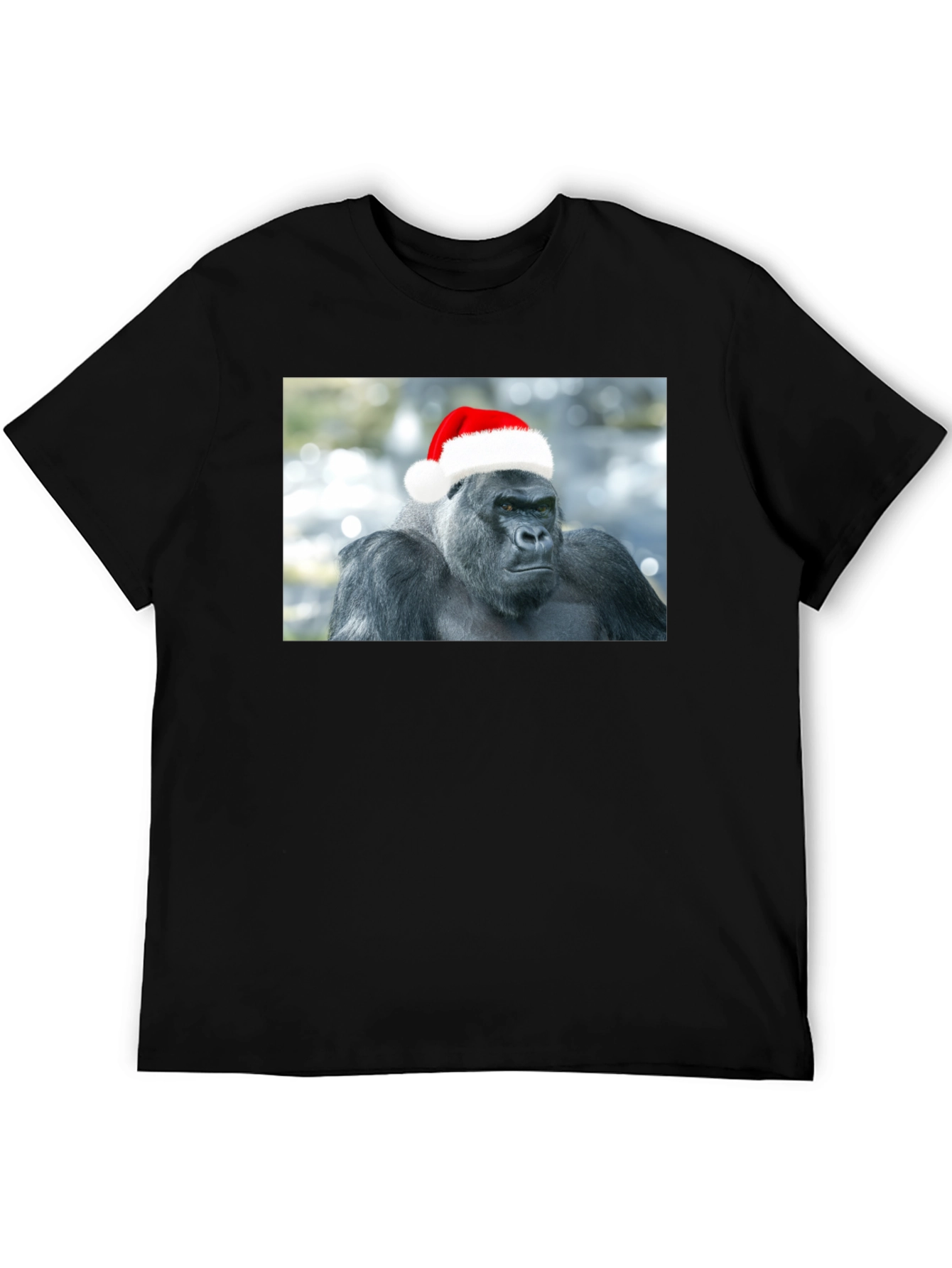 Santa Gorilla T-Shirt - Holiday Humor