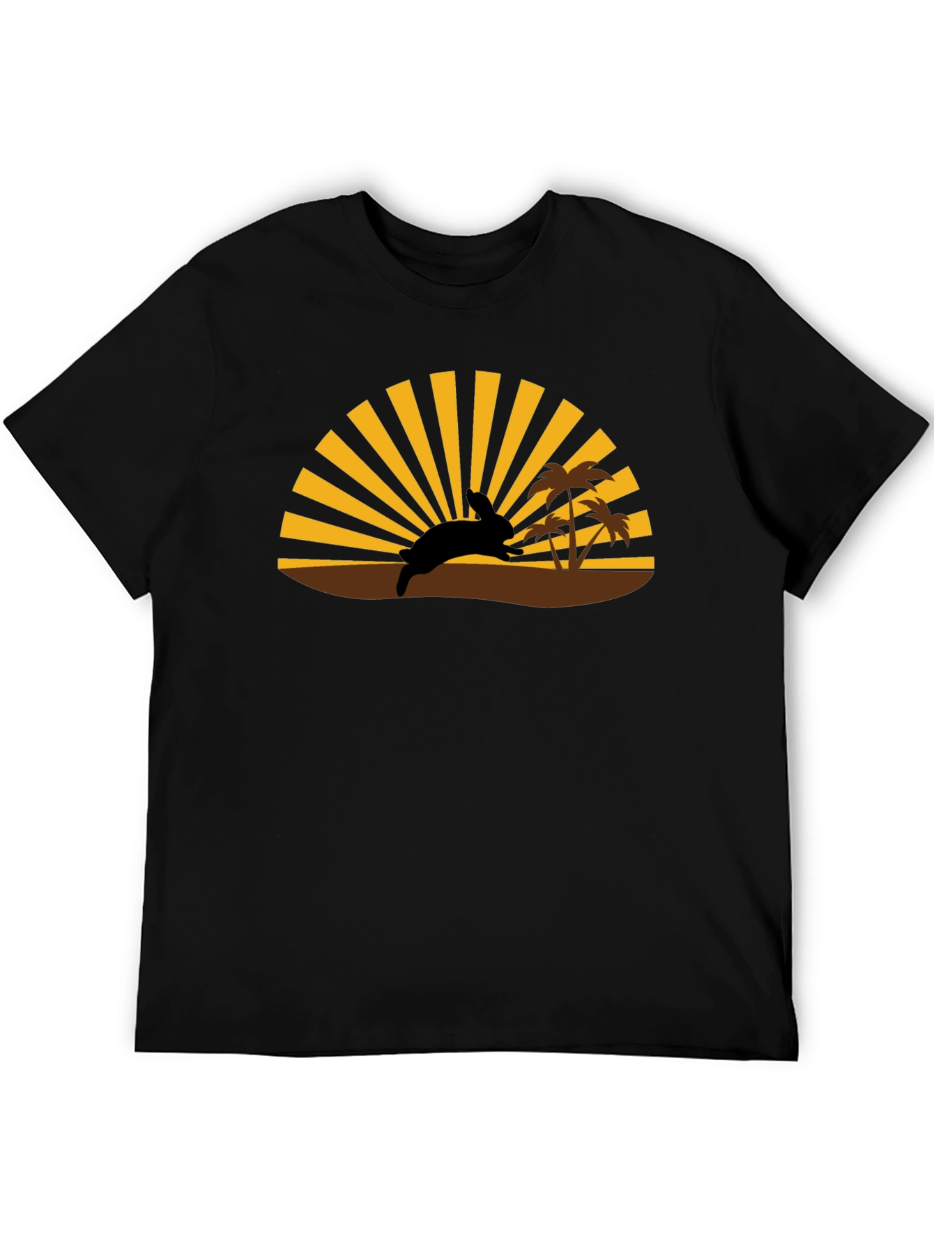 Island Sunset Rabbit T-Shirt