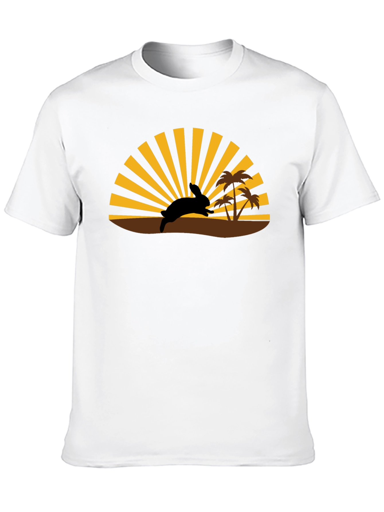Island Sunset Rabbit T-Shirt