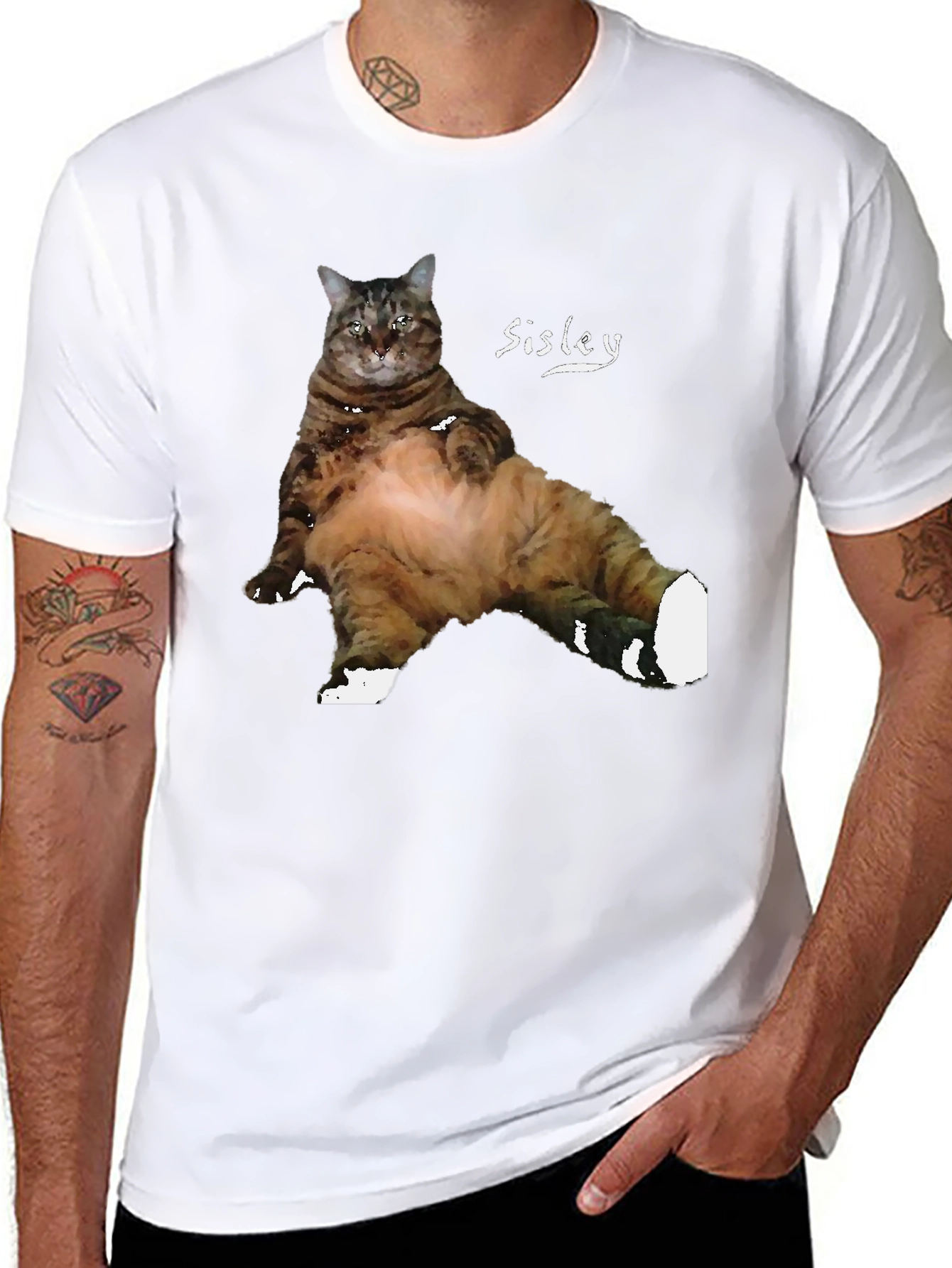 Funny Cat T-Shirt - Sisley Cat Design