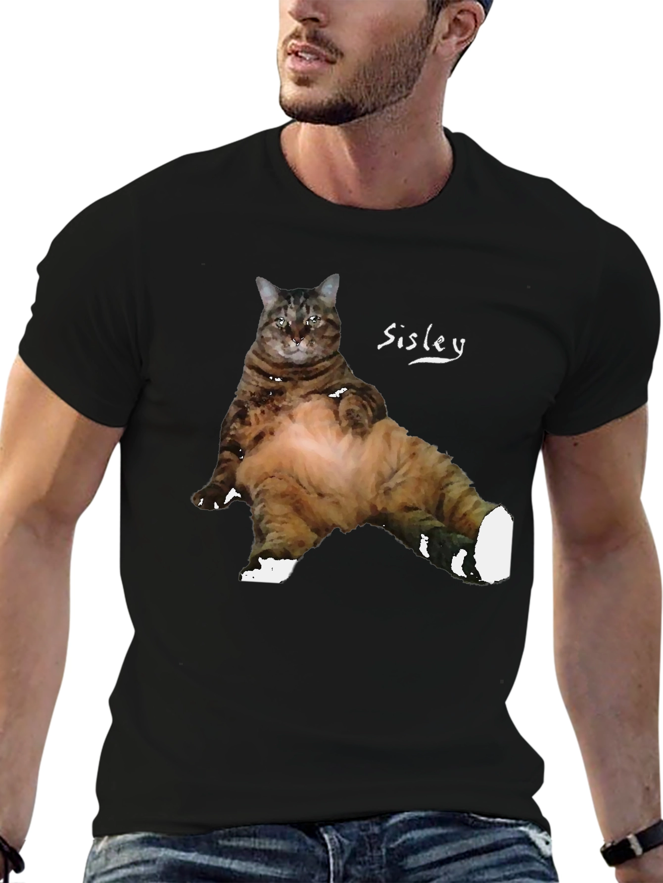 Funny Cat T-Shirt - Sisley Cat Design