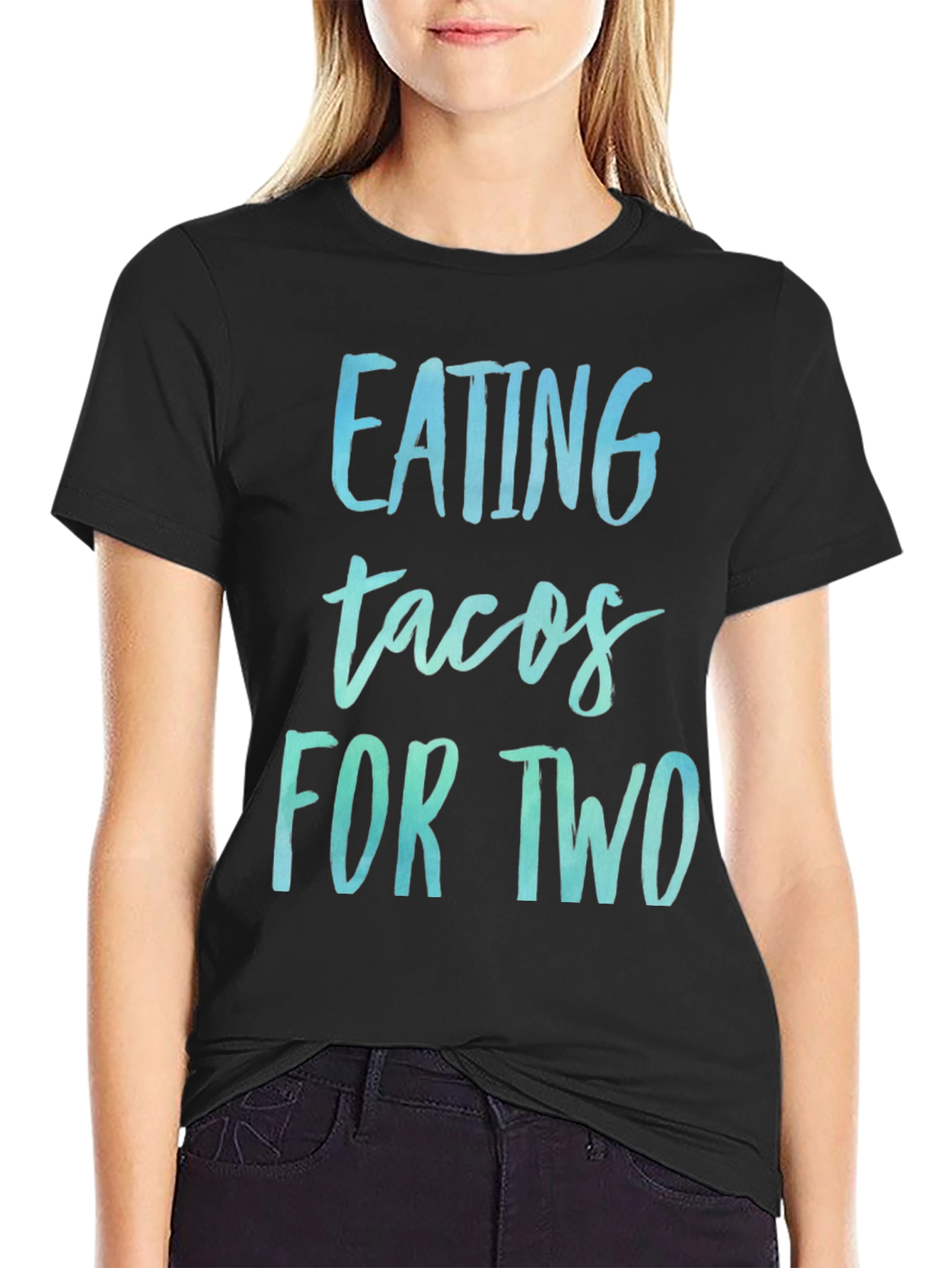 Eating Tacos For Two Pregnancy Shirt