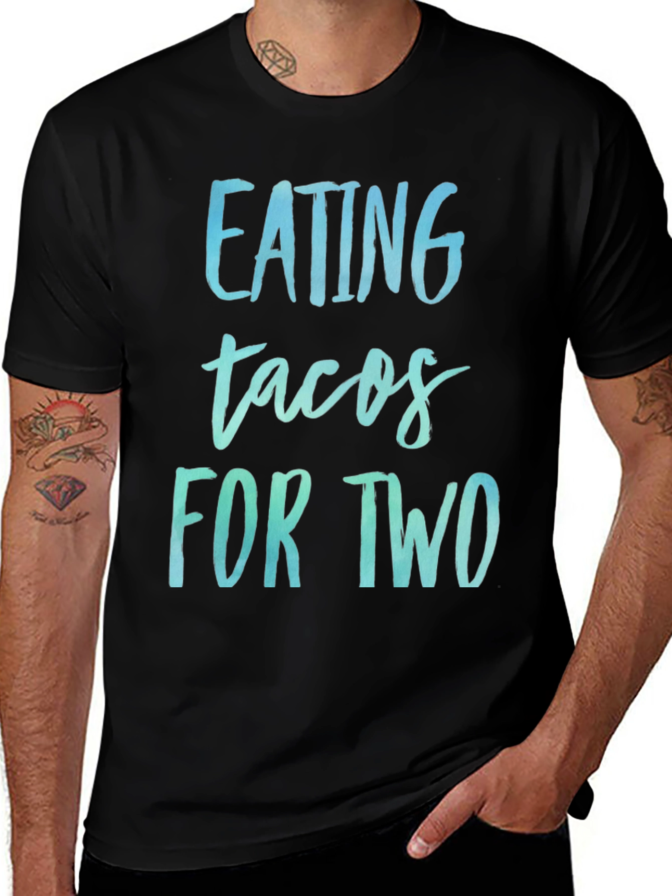 Eating Tacos For Two Pregnancy Shirt