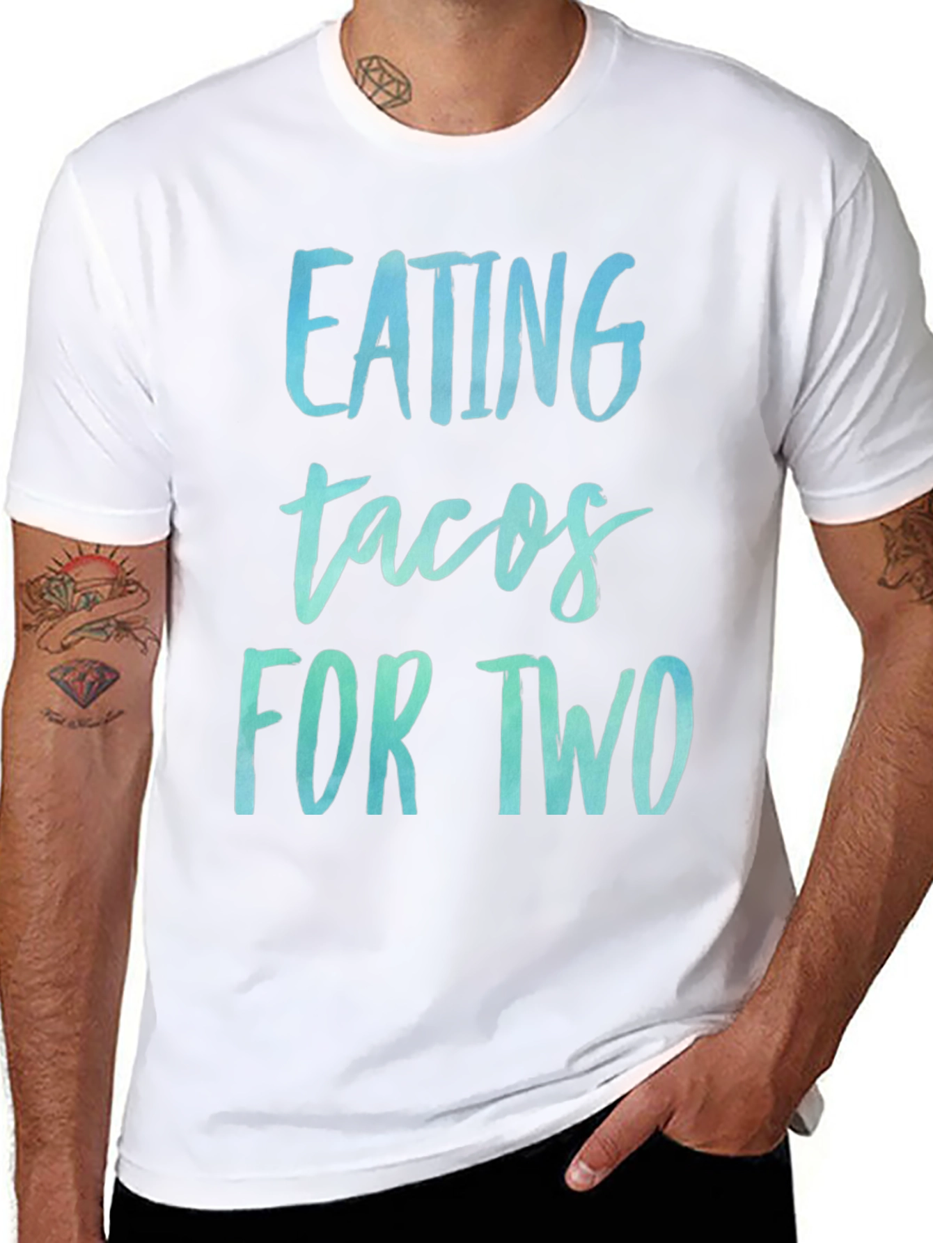 Eating Tacos For Two Pregnancy Shirt