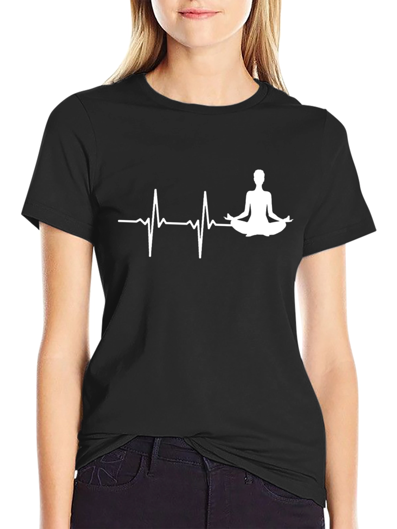 Yoga Heartbeat T-Shirt - Zen Life Tee