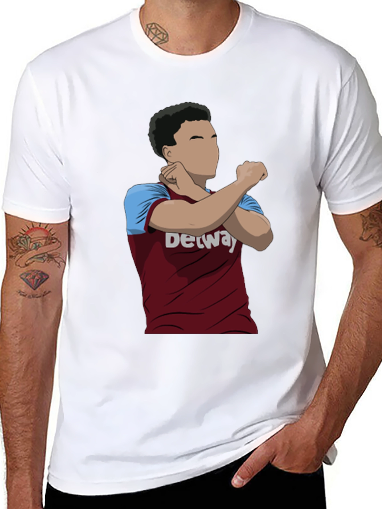 West Ham United Inspired T-Shirt - Modern Design
