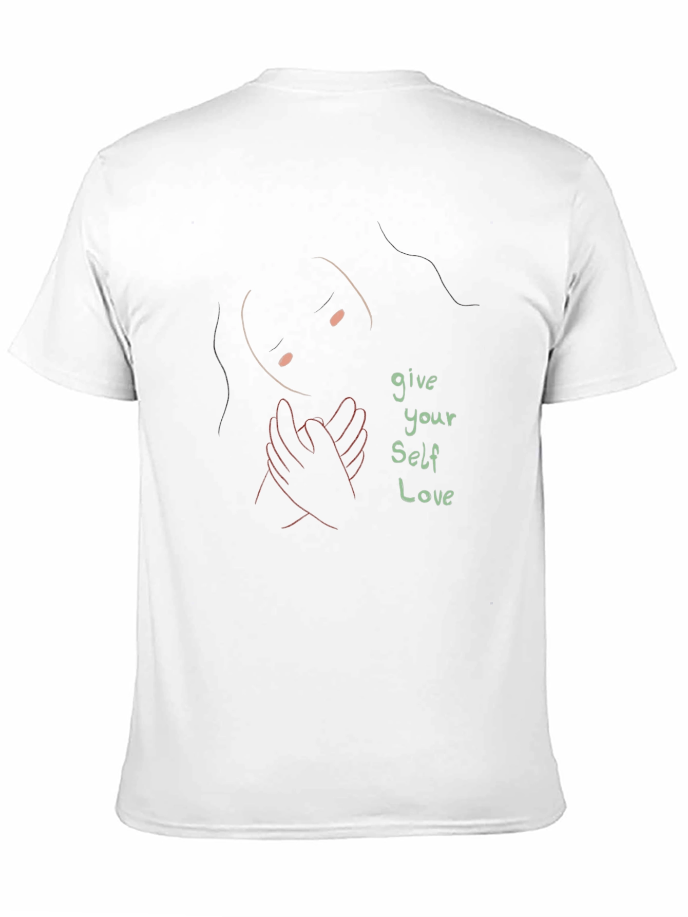 Give Yourself Love Graphic Tee - Black