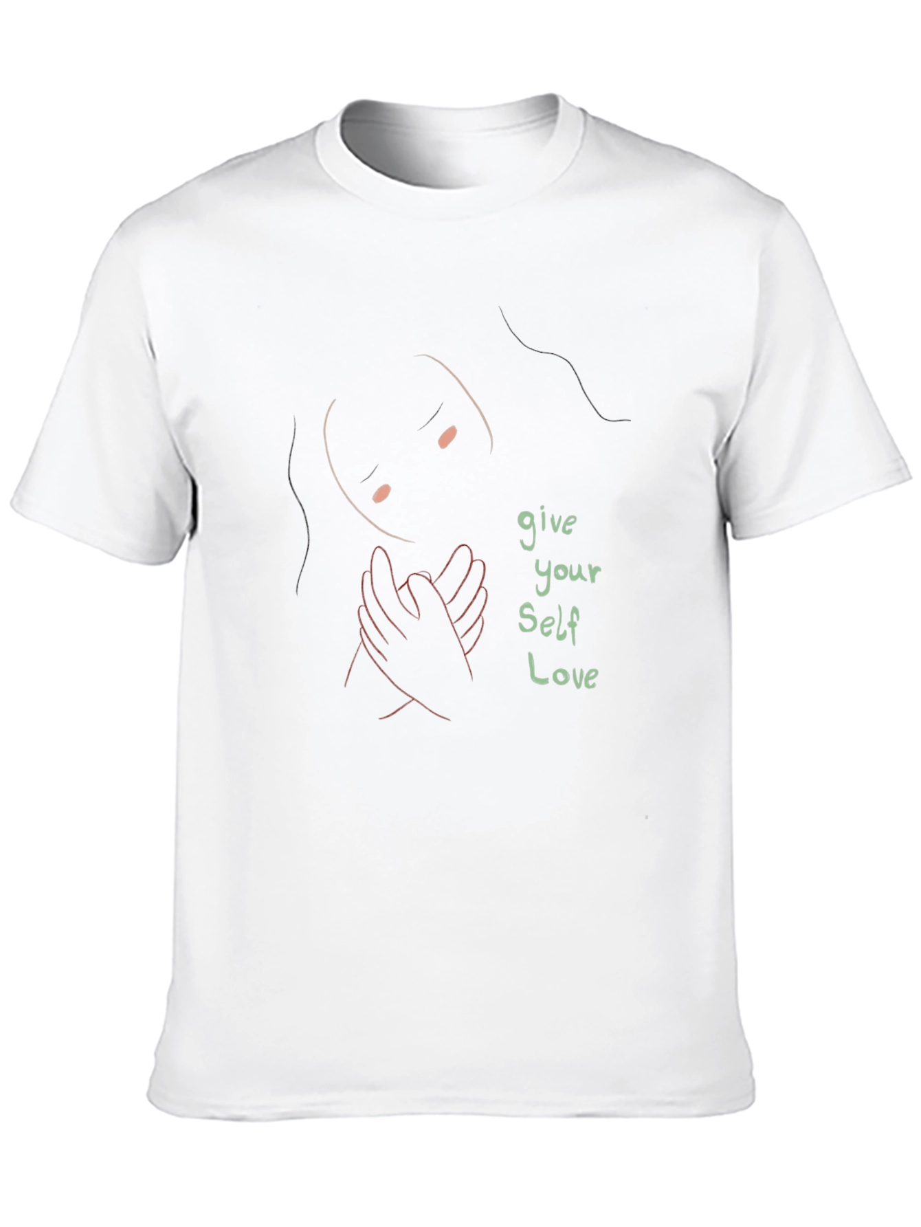 Give Yourself Love Graphic Tee - Black