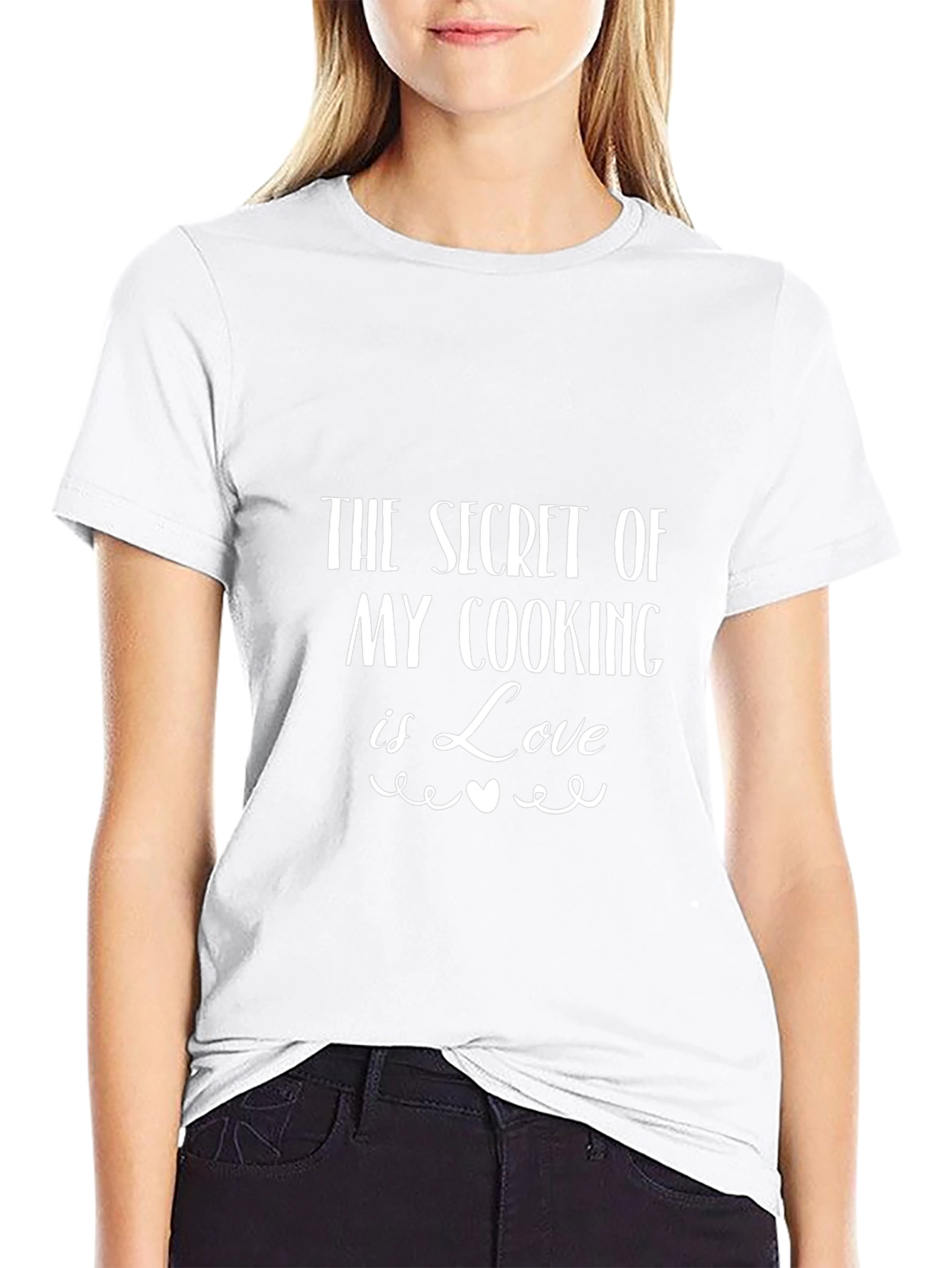 Secret Cooking Love T-Shirt - Black
