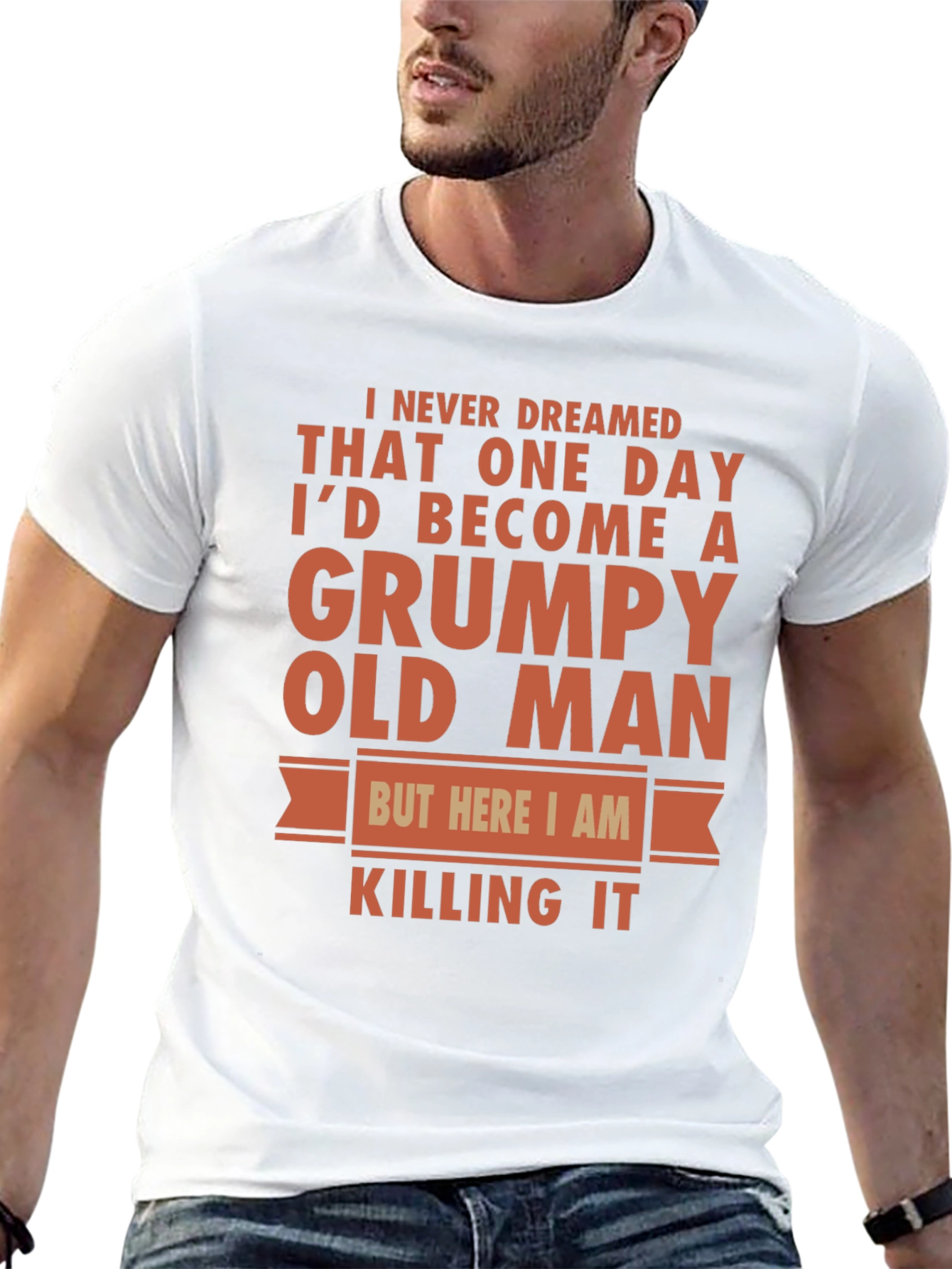 Grumpy Old Man T-Shirt - Funny Novelty Tee