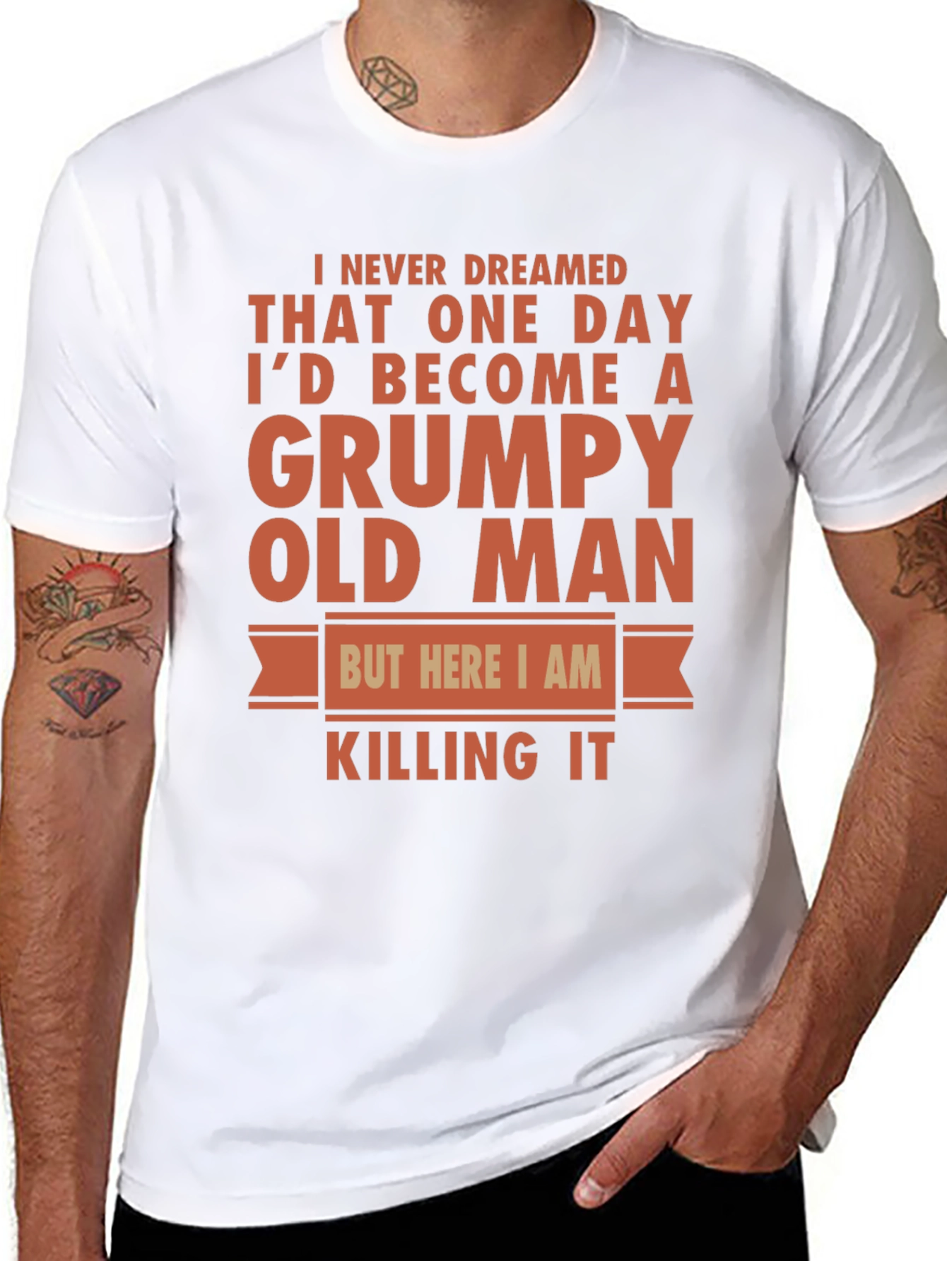 Grumpy Old Man T-Shirt - Funny Novelty Tee