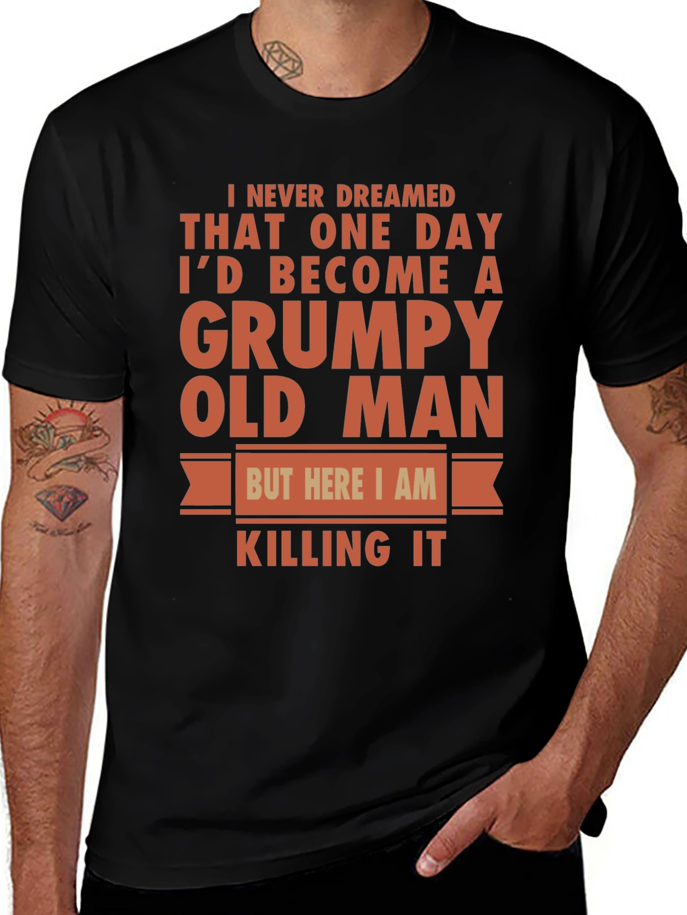 Grumpy Old Man T-Shirt - Funny Novelty Tee