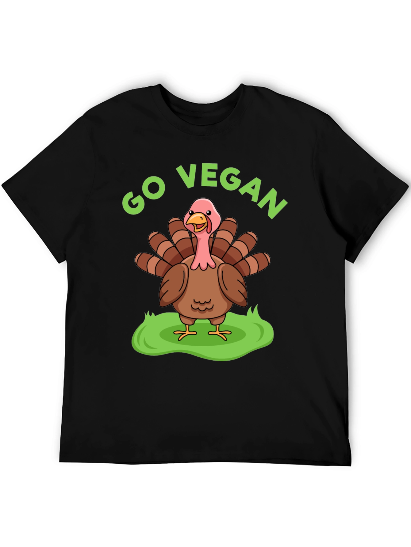 Go Vegan Turkey T-Shirt - Thanksgiving Humor