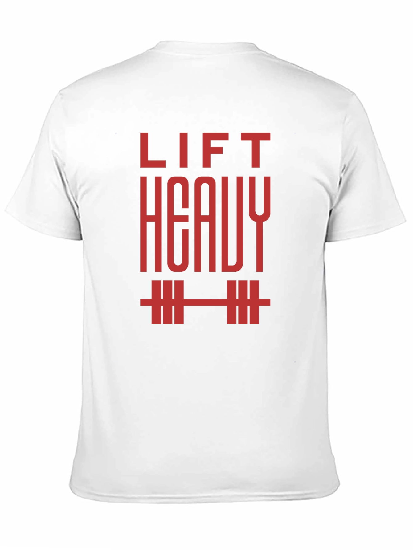 Lift Heavy T-Shirt - Red Graphic on Black