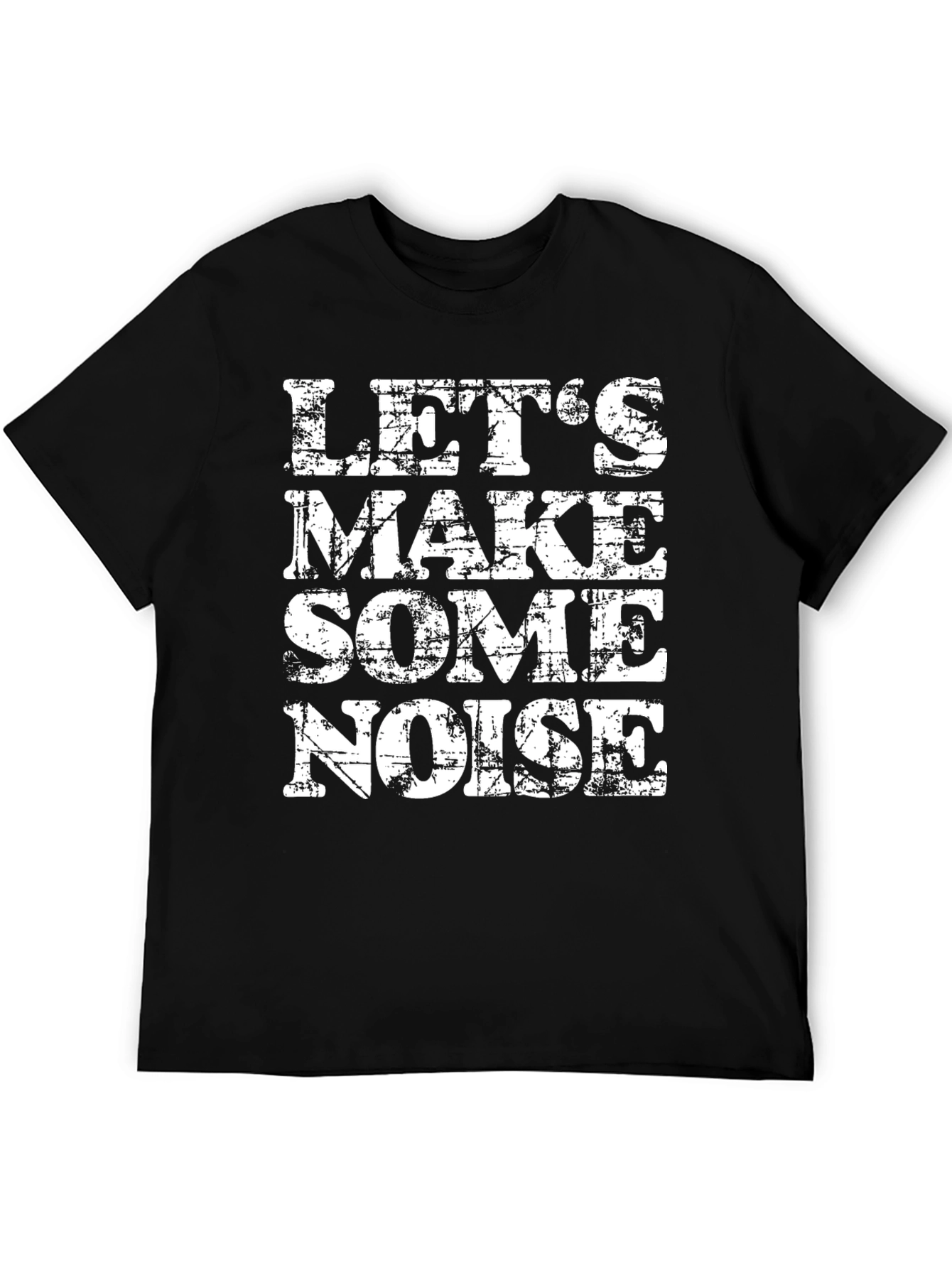 Lets Make Some Noise Graphic Tee - Black T-Shirt