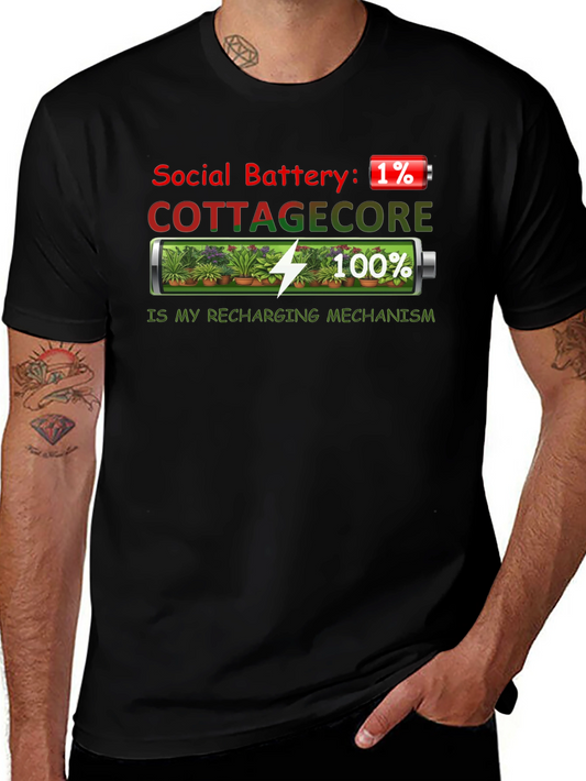 Cottagecore Recharging Mechanism T-Shirt