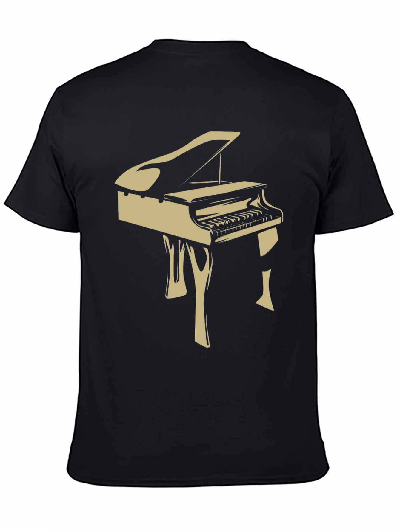 Piano Graphic Tee - Music Lover T-Shirt