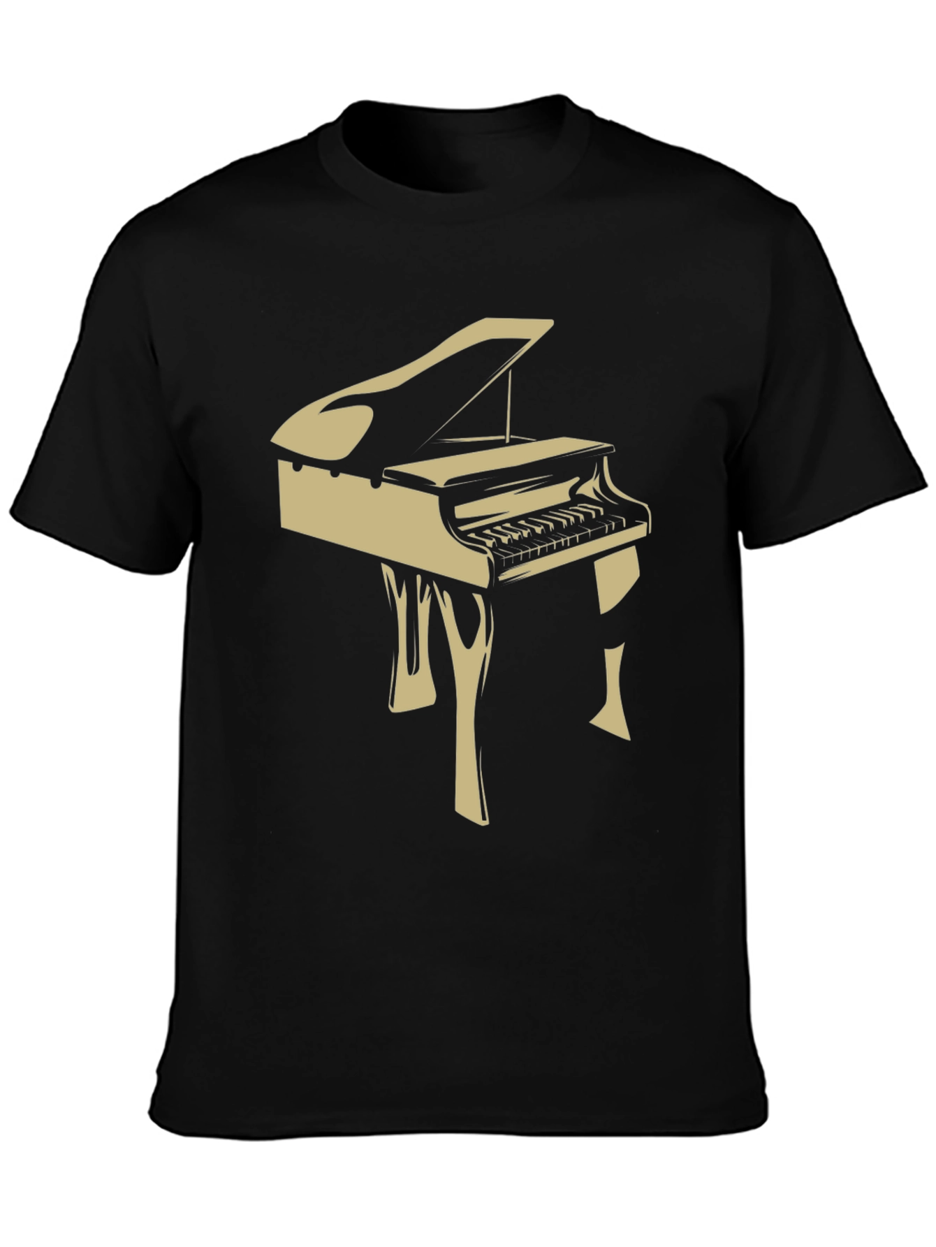 Piano Graphic Tee - Music Lover T-Shirt