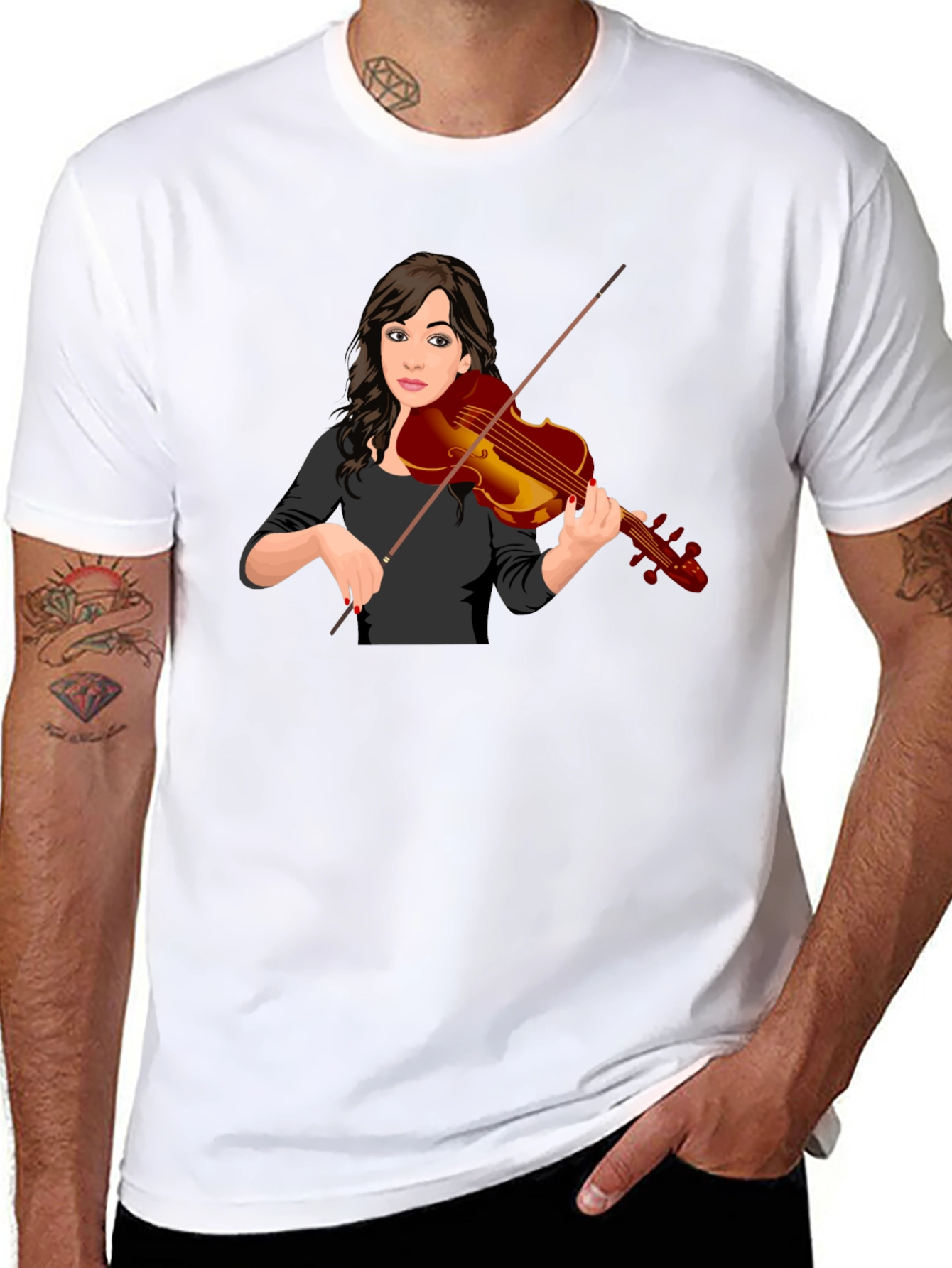 Violinist Graphic T-Shirt