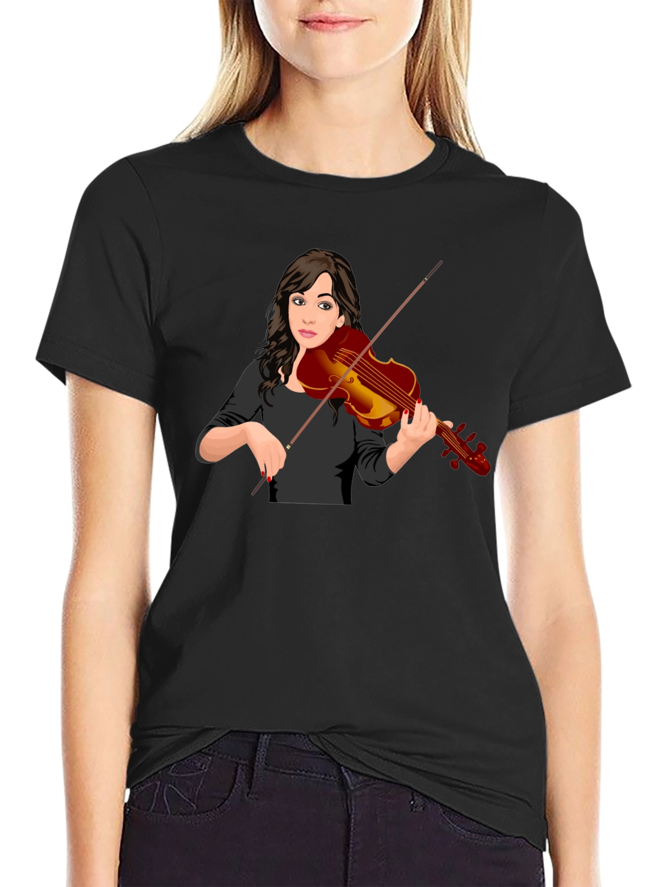 Violinist Graphic T-Shirt