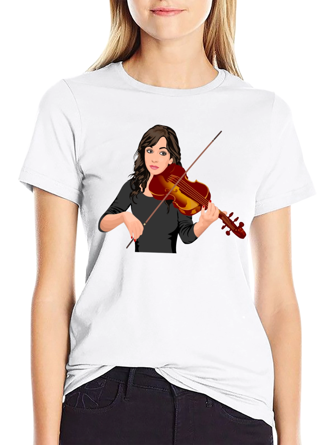 Violinist Graphic T-Shirt