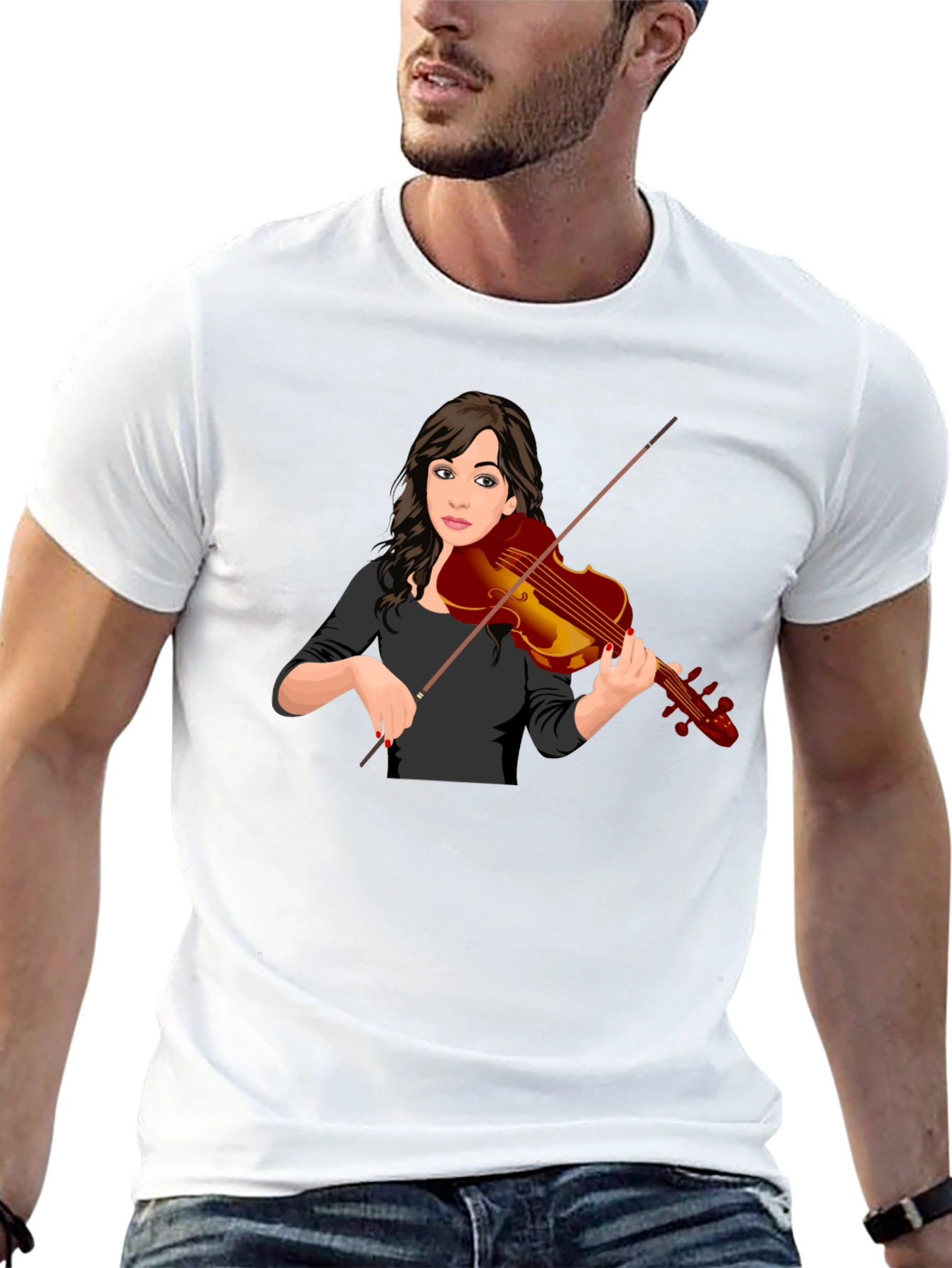 Violinist Graphic T-Shirt