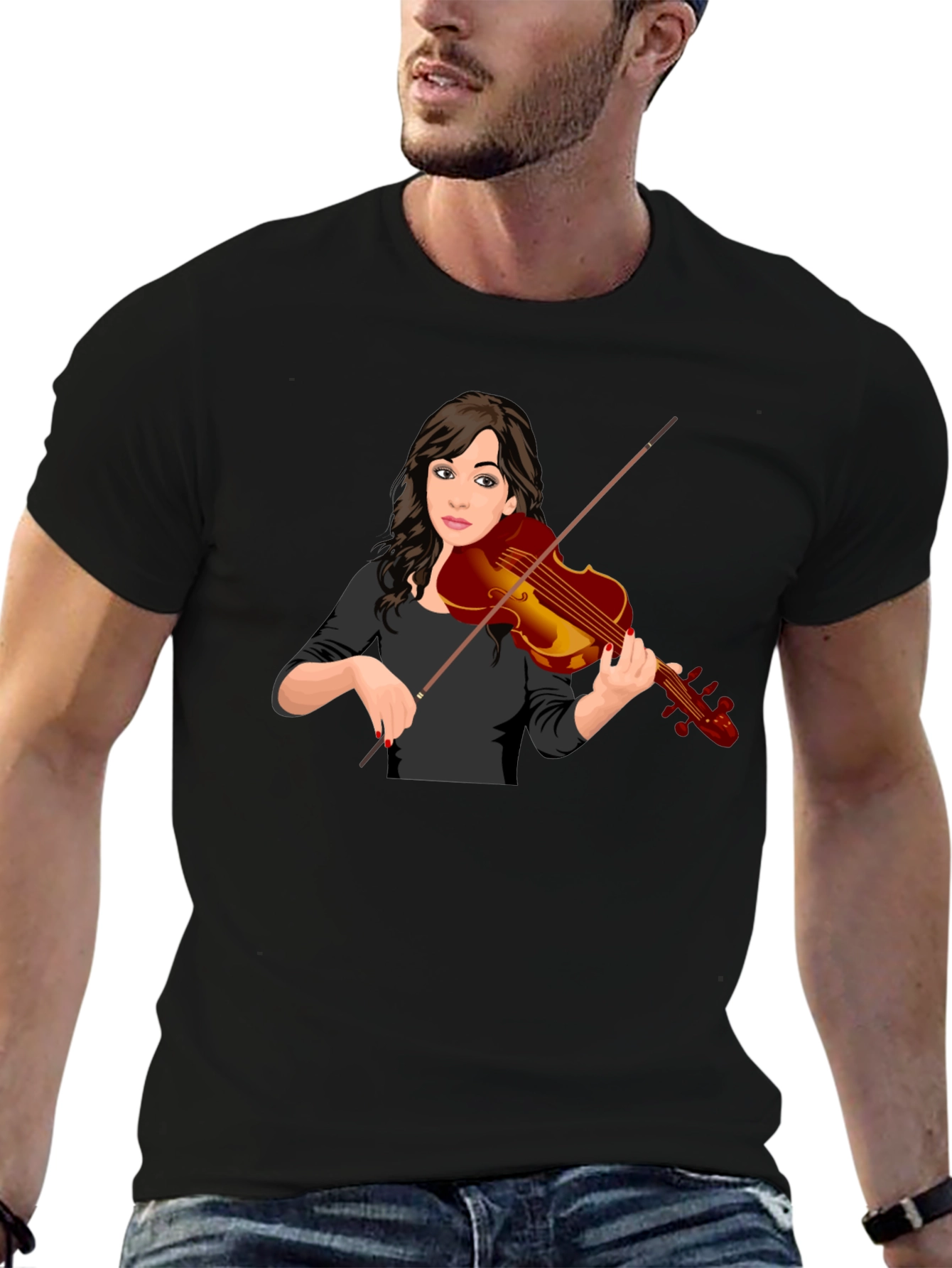 Violinist Graphic T-Shirt