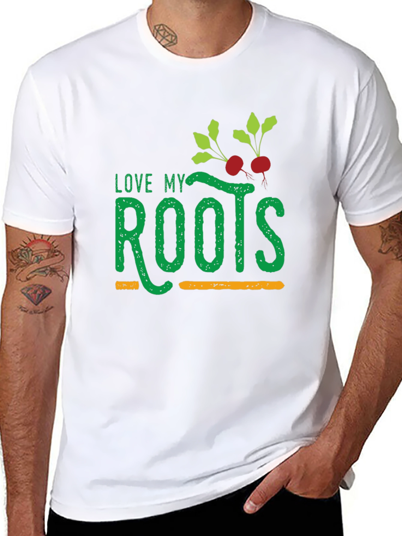 Love My Roots T-Shirt - Black