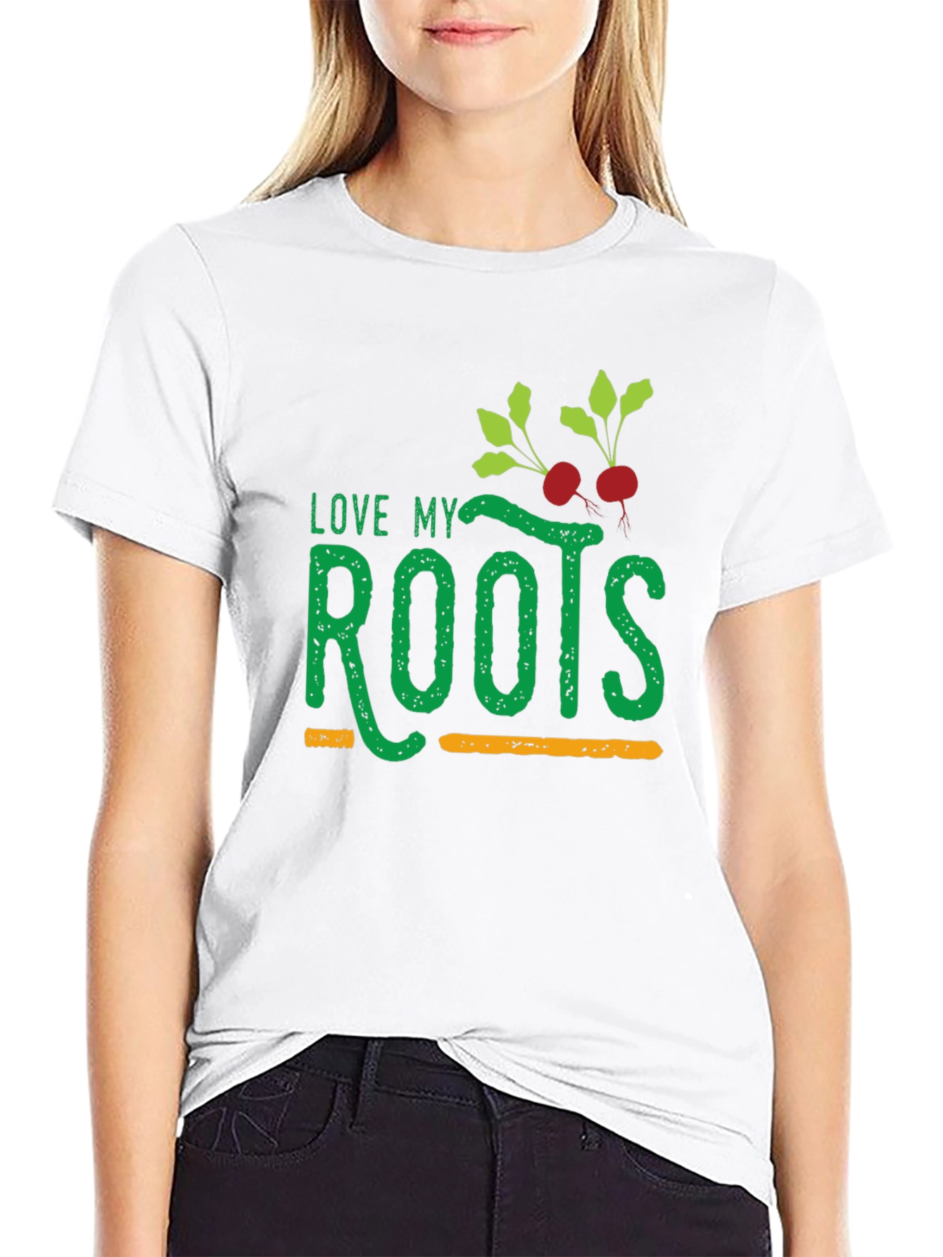 Love My Roots T-Shirt - Black