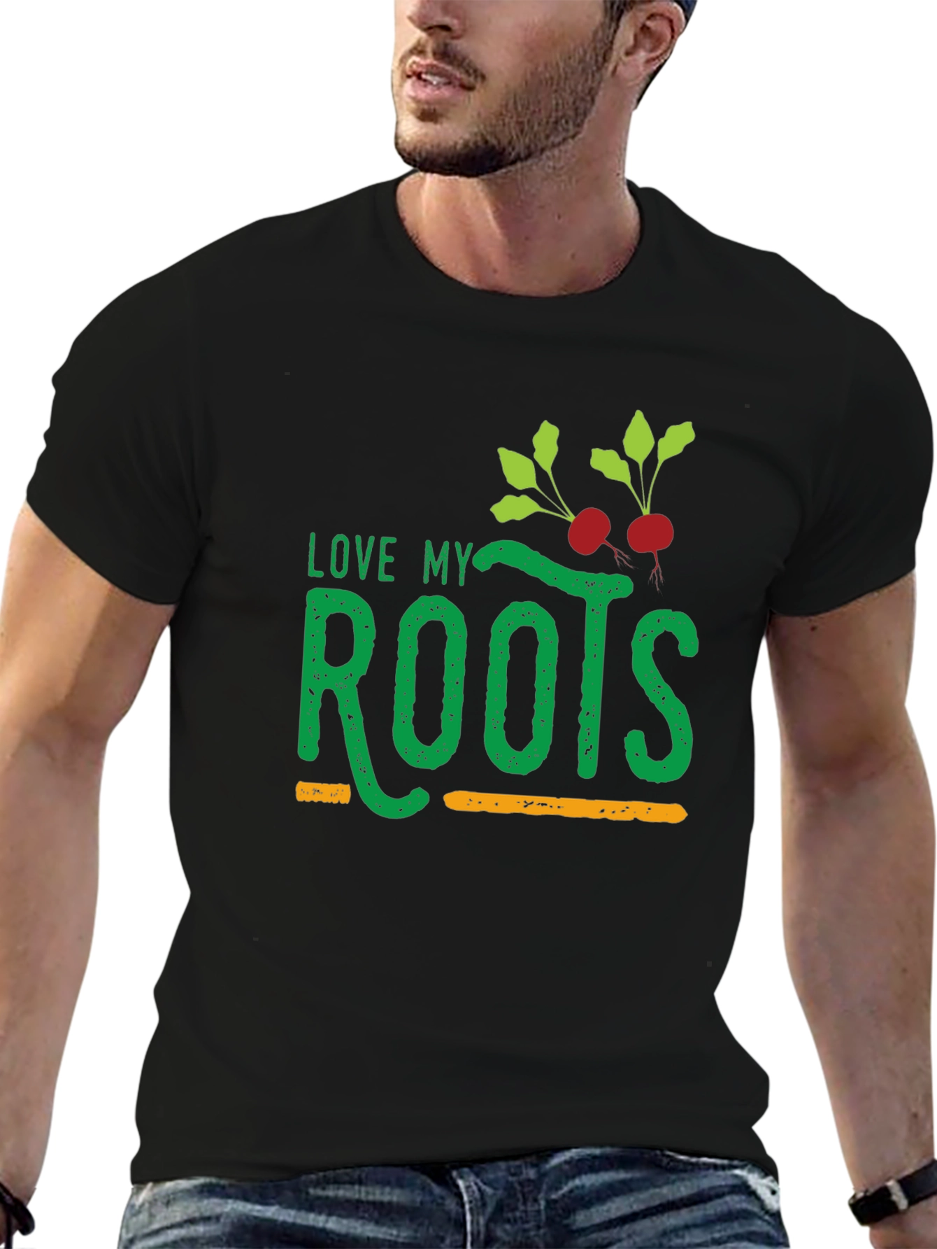 Love My Roots T-Shirt - Black