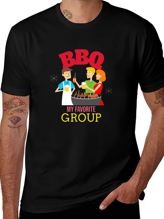 BBQ My Favorite Group Graphic T-Shirt