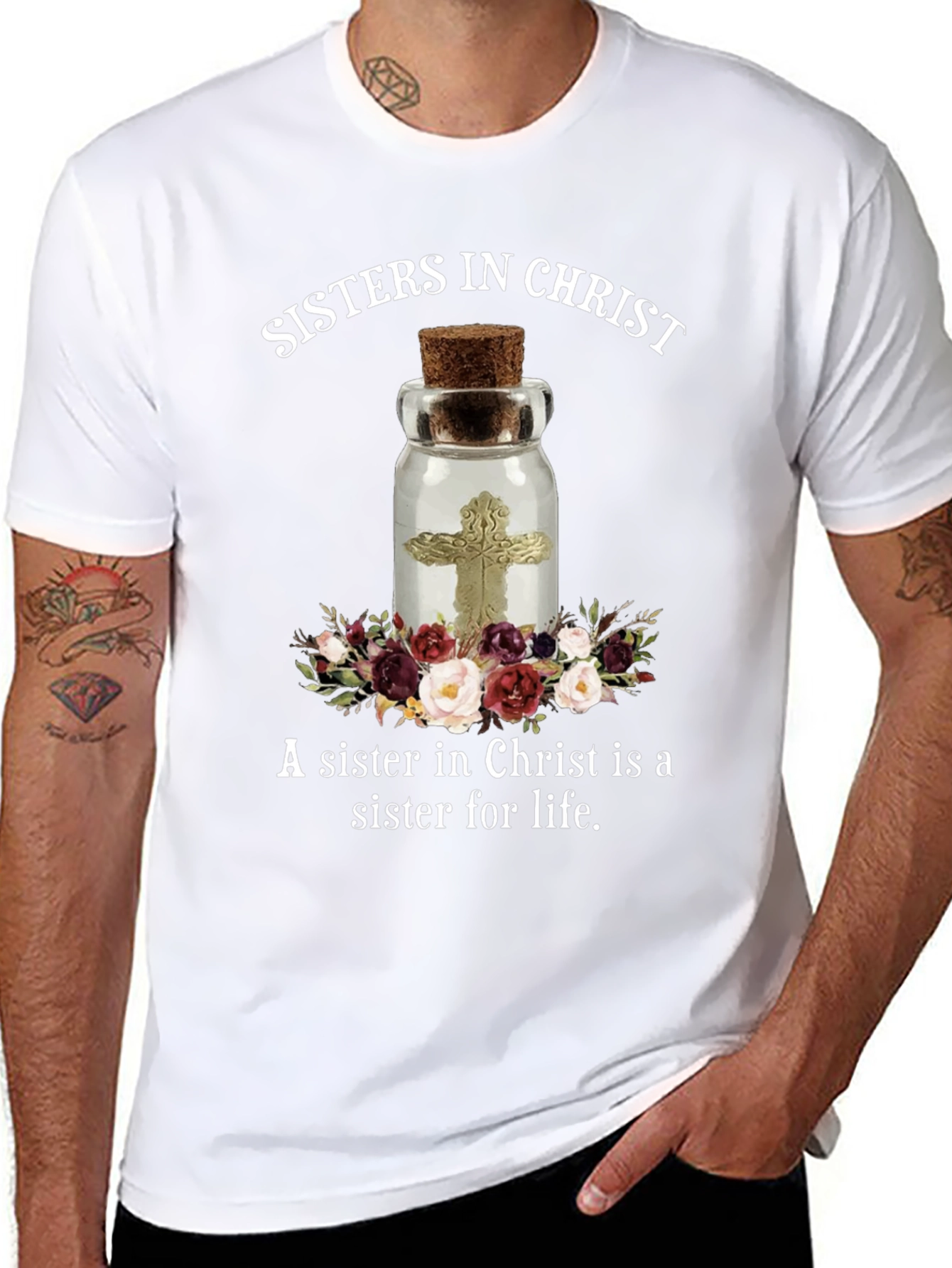 Sisters in Christ Graphic T-Shirt