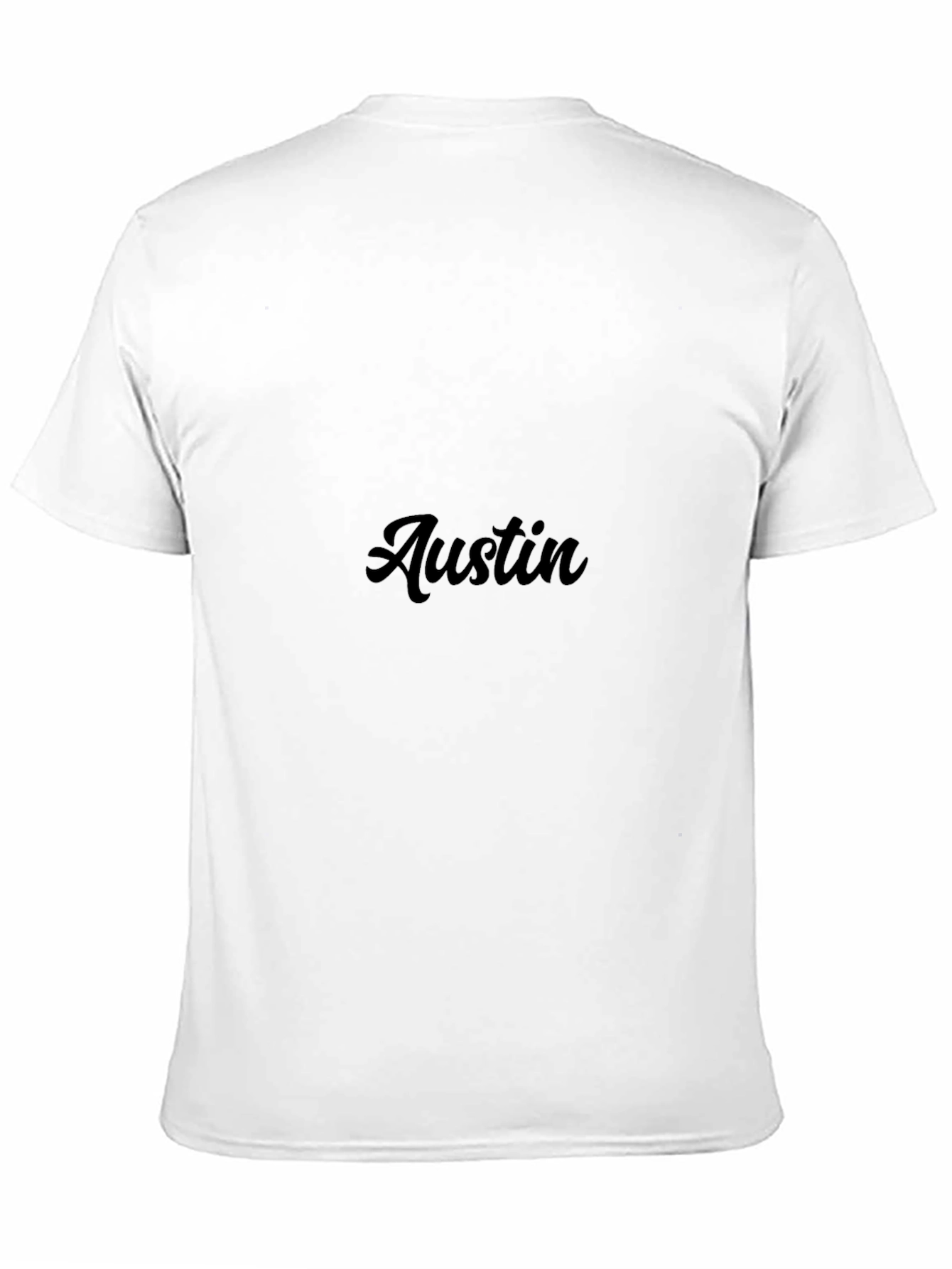 Austin Script Black T-Shirt