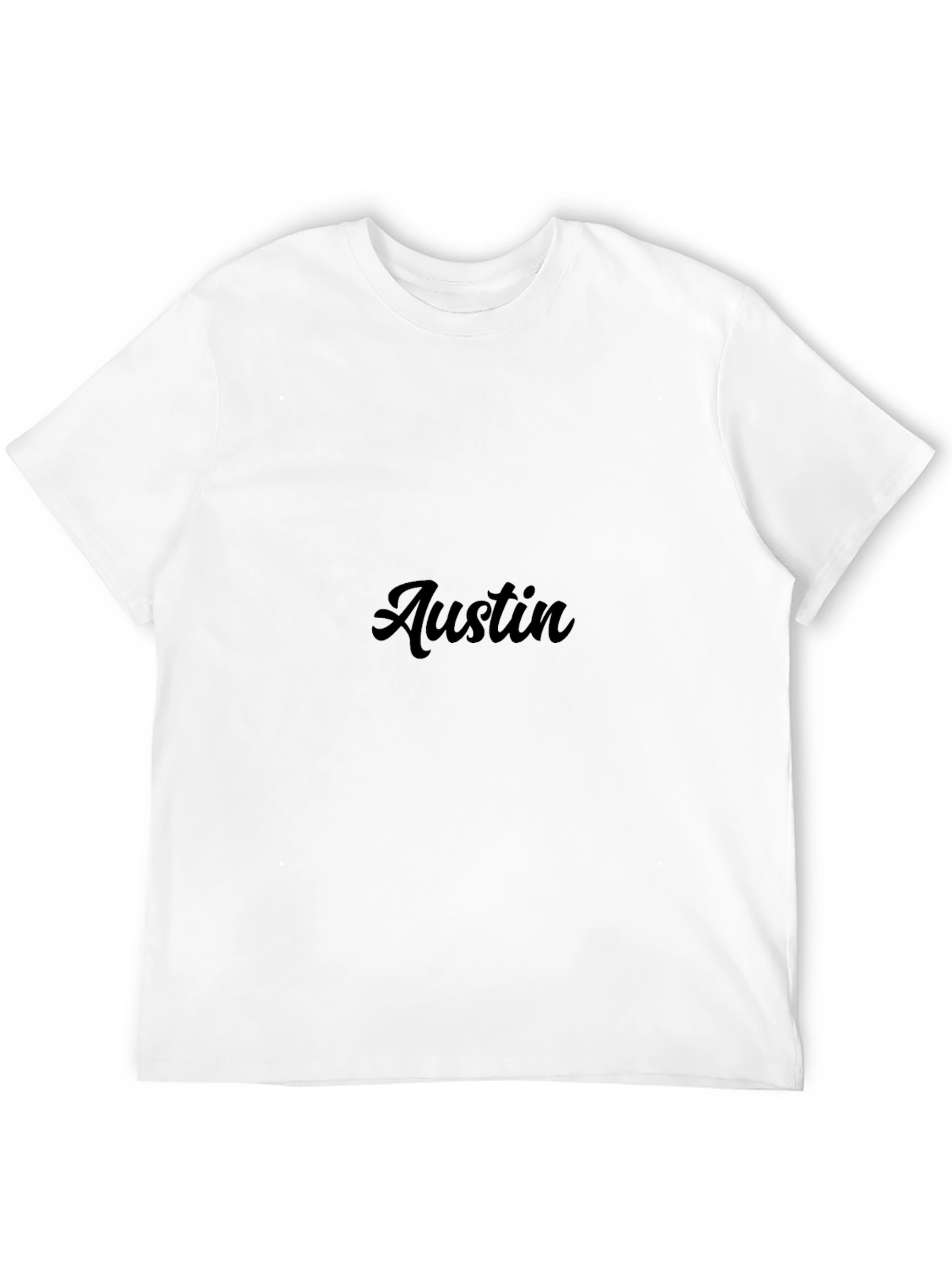 Austin Script Black T-Shirt