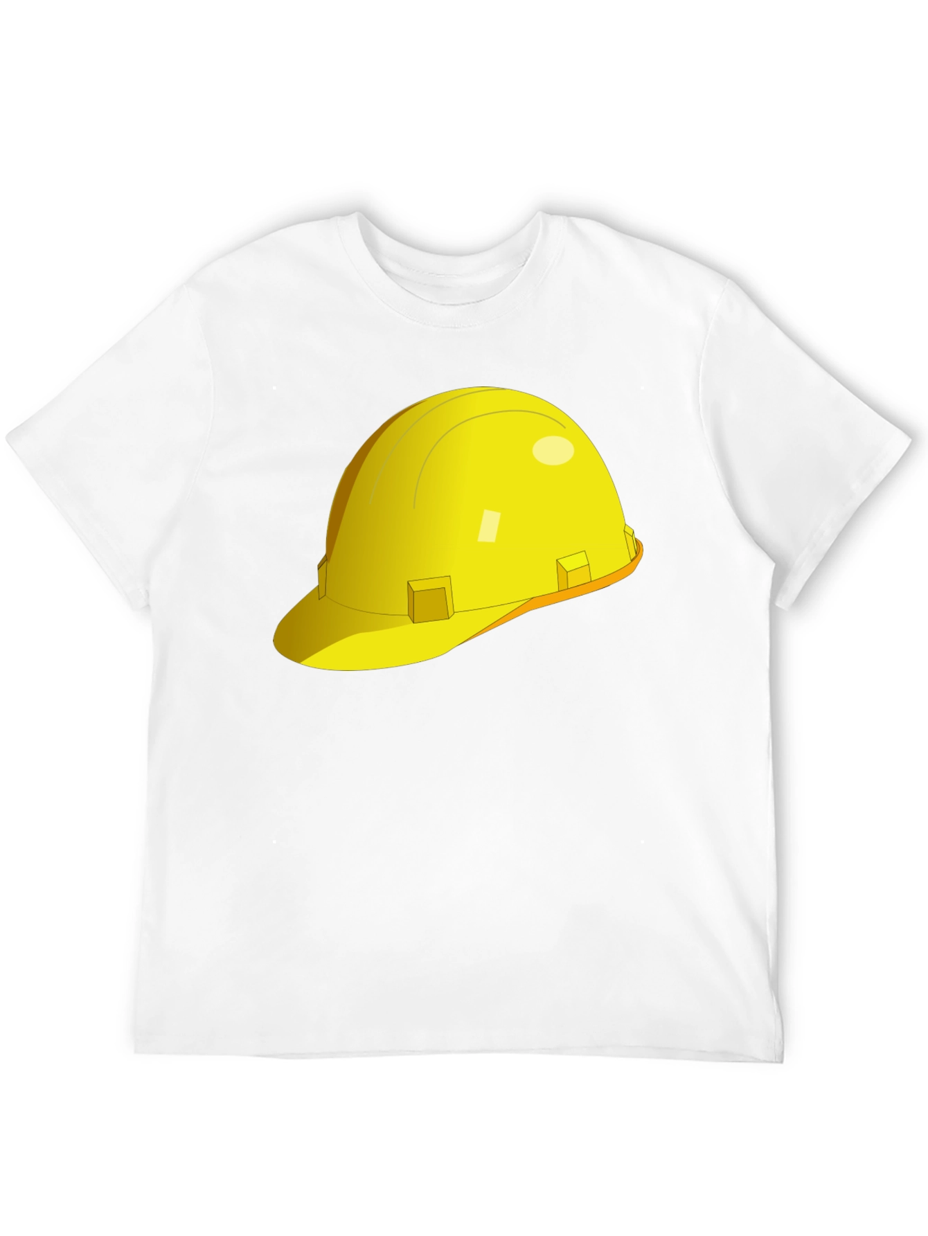 Construction Hat Graphic T-Shirt - Black