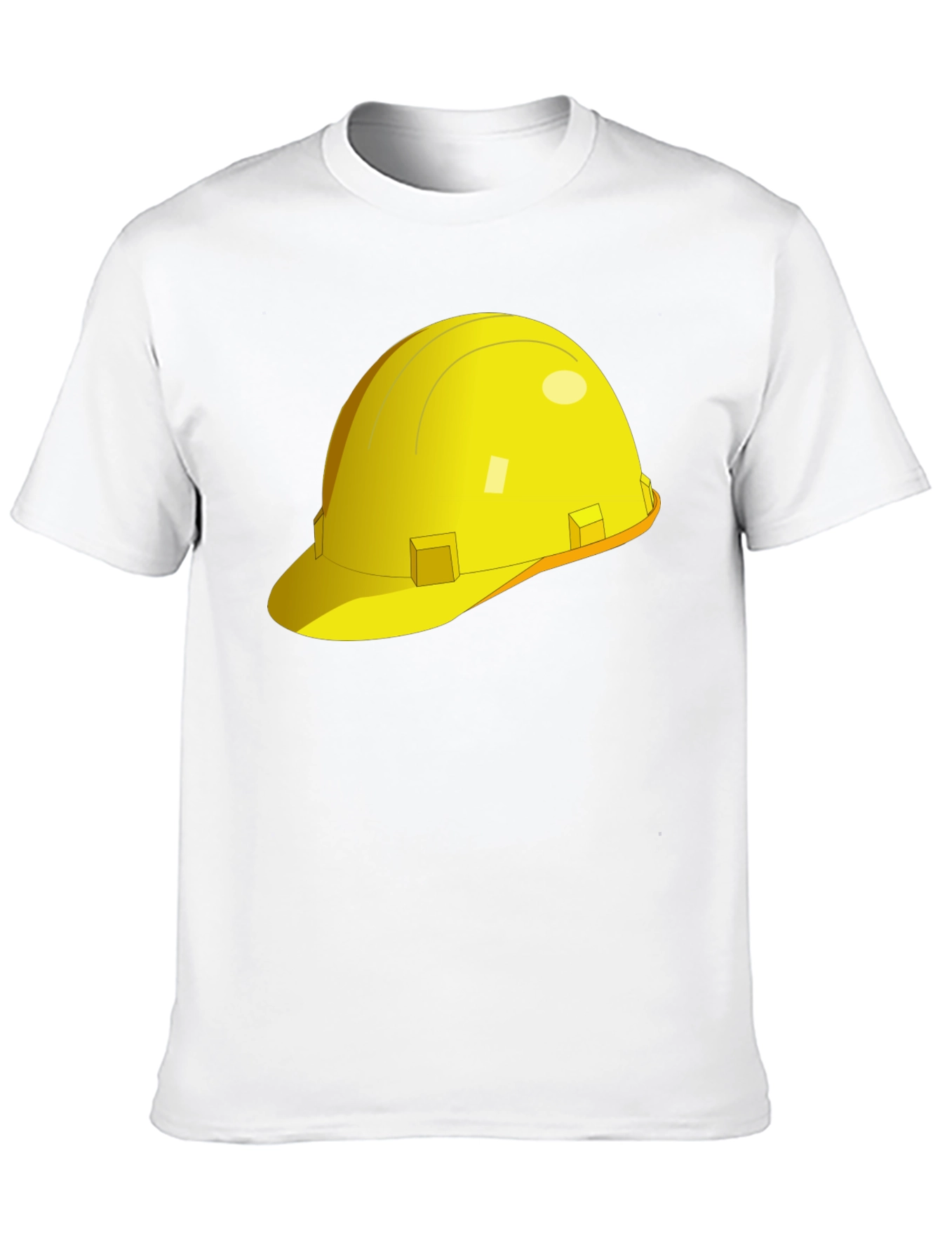 Construction Hat Graphic T-Shirt - Black