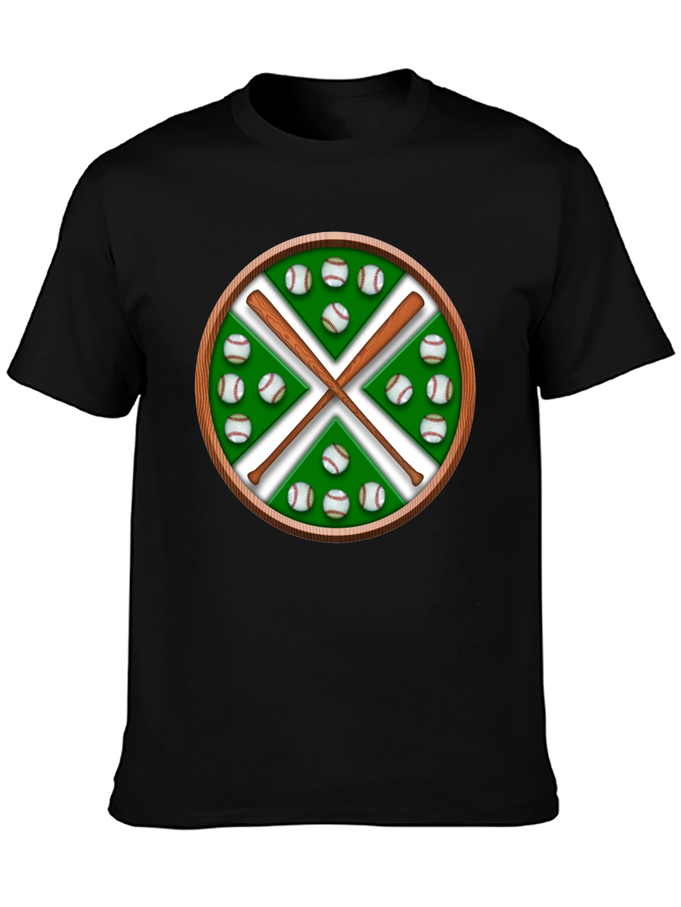 Baseball Bats & Balls Graphic Tee